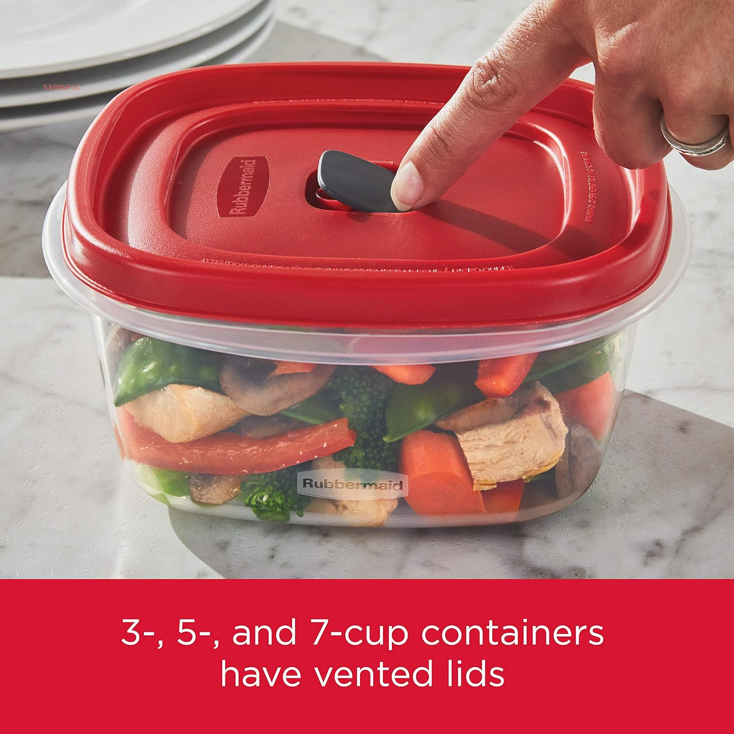 16-Piece Bpa-Free Plastic Food Storage Set, Red Vented Lids - Microwave, Dishwasher Safe: Perfect for Meal Prep, Leftovers, and Kitchen Organization