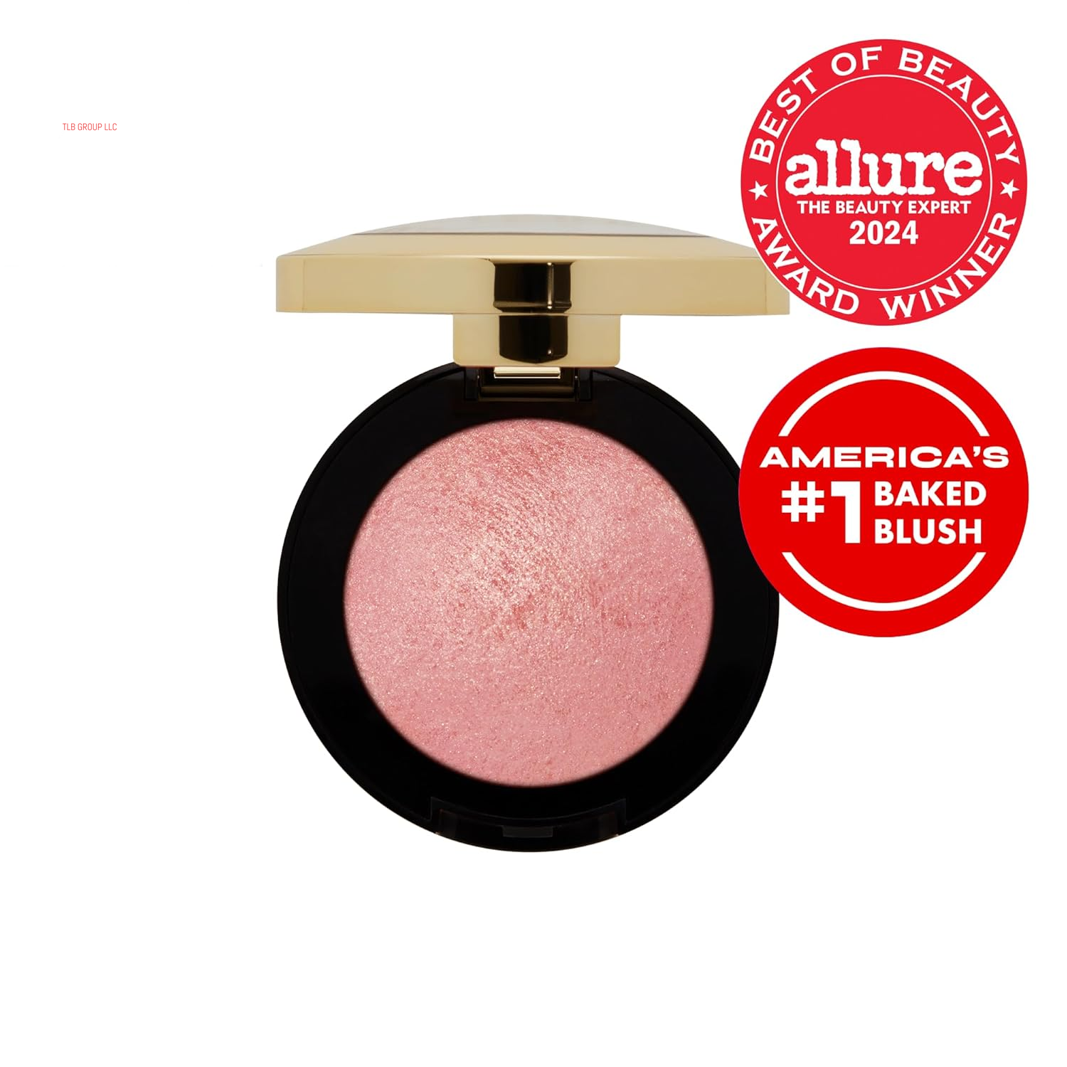 Baked Blush, Powder Blush for Cheeks, Cruelty Free Makeup - Shape, Contour & Highlight Face for a Shimmery or Matte Finish -Dolce Pink