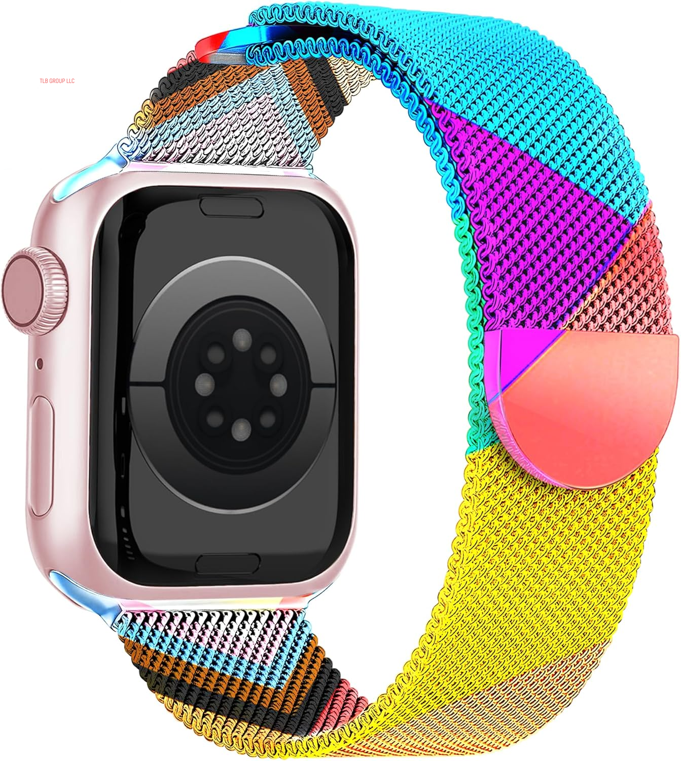 Magnetic Pride Apple Watch Bands for Women Men 41Mm 42Mm 44Mm 45Mm 46Mm 49Mm 38Mm 40Mm, Milanese Loop Strap Rainbow Apple Watch Band for Iwatch Series 10 9 SE 8 7 6 5 4 Ultra 2 1-Innovative