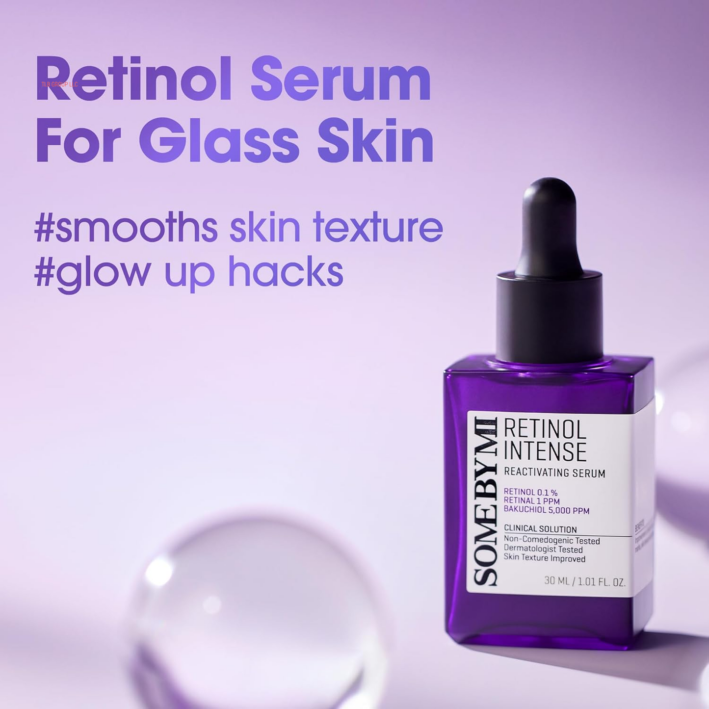 Retinol Intense Reactivating Serum – 1.01Oz, 30Ml – Korean 0.1% Retinol Serum for Face Aging Signs and Post-Acne Marks – Pore Minimizer for Face with Bakuchiol & Retinal – Korean Skin Care