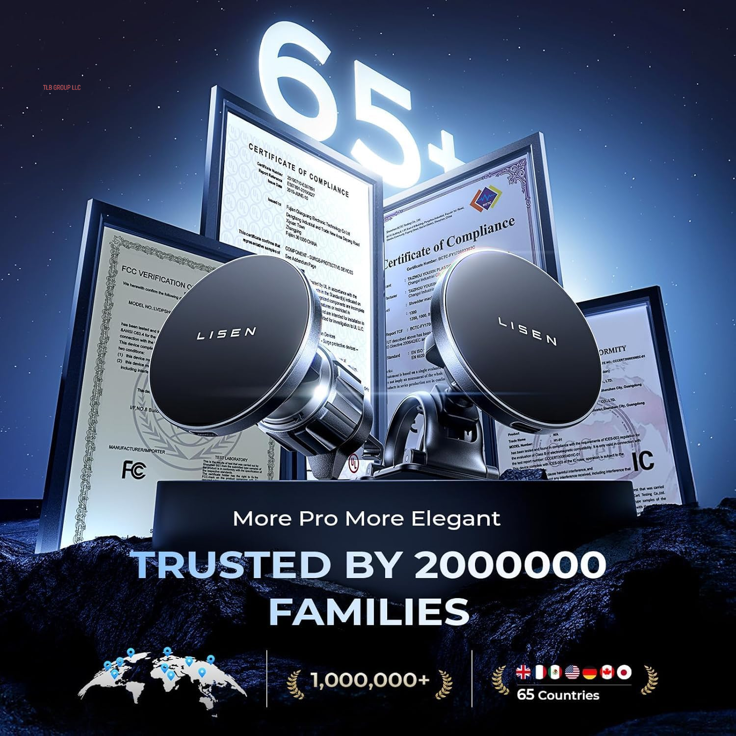 for 15W Magsafe Car Mount Charger,Iphone Magnetic Wireless Car Charger for Iphone 16 Pro Max Accessories,Car Phone Holder for Iphone 16E 15 14 13 12,Samsung with Magsafe Case,Gifts for Men Women