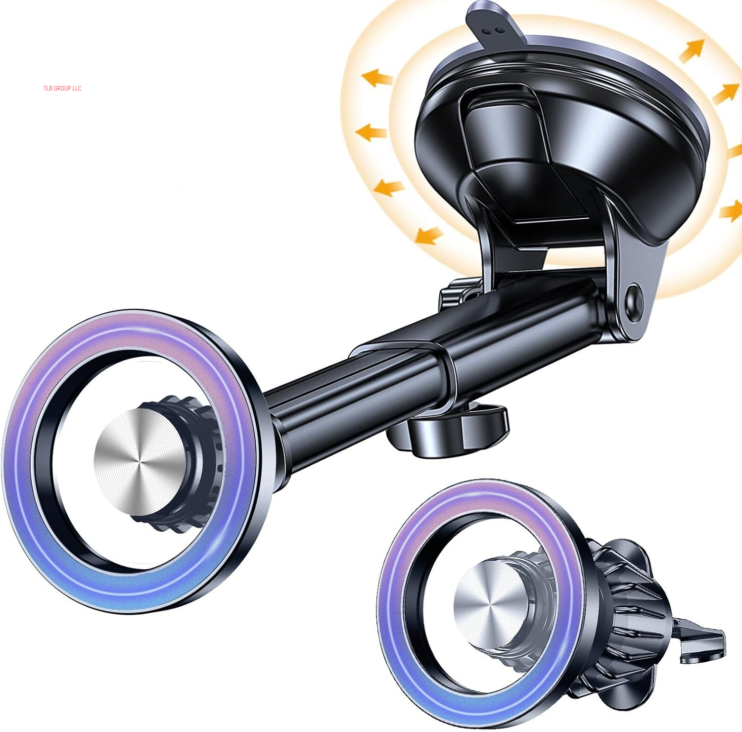 For Magsafe Car Mount【Windshield+Vent+Dash】Vacuum Magnetic Phone Holder for Car Phone Holder Mount Cell Phone Holders for Your Car Accessories Suction Cup Stand for Iphone 16 Pro Max 15 14 13 12 Plus