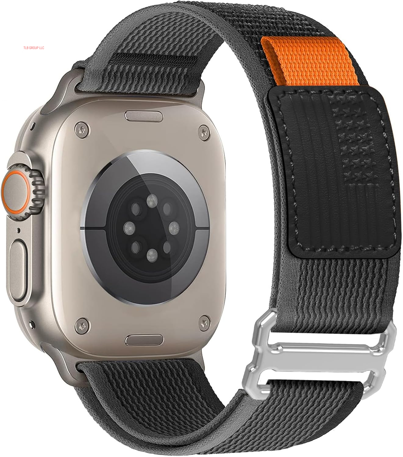 Trail Loop Nylon Band - Compatible with Apple Watch Ultra 2 Band/Ultra Band 49Mm 45Mm 44Mm Men Women, Braided Elastic Weave Sport Strap for Iwatch Ultra 2, Iwatch Ultra Series 10 46Mm SE/9/8/7/6/5/4
