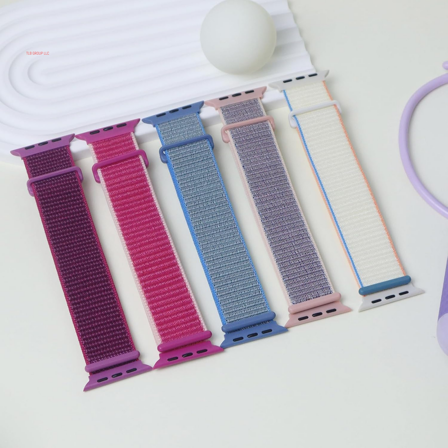 3 Pack Sport Nylon Loop Band Compatible with Apple Watch Band 38Mm 40Mm 41Mm 42Mm 44Mm 45Mm 49Mm 46Mm Women Men, Adjustable Breathable Replacement Strap for Iwatch Series 10/9/8/7/6/5/4/3/2/1/Se/Ultra