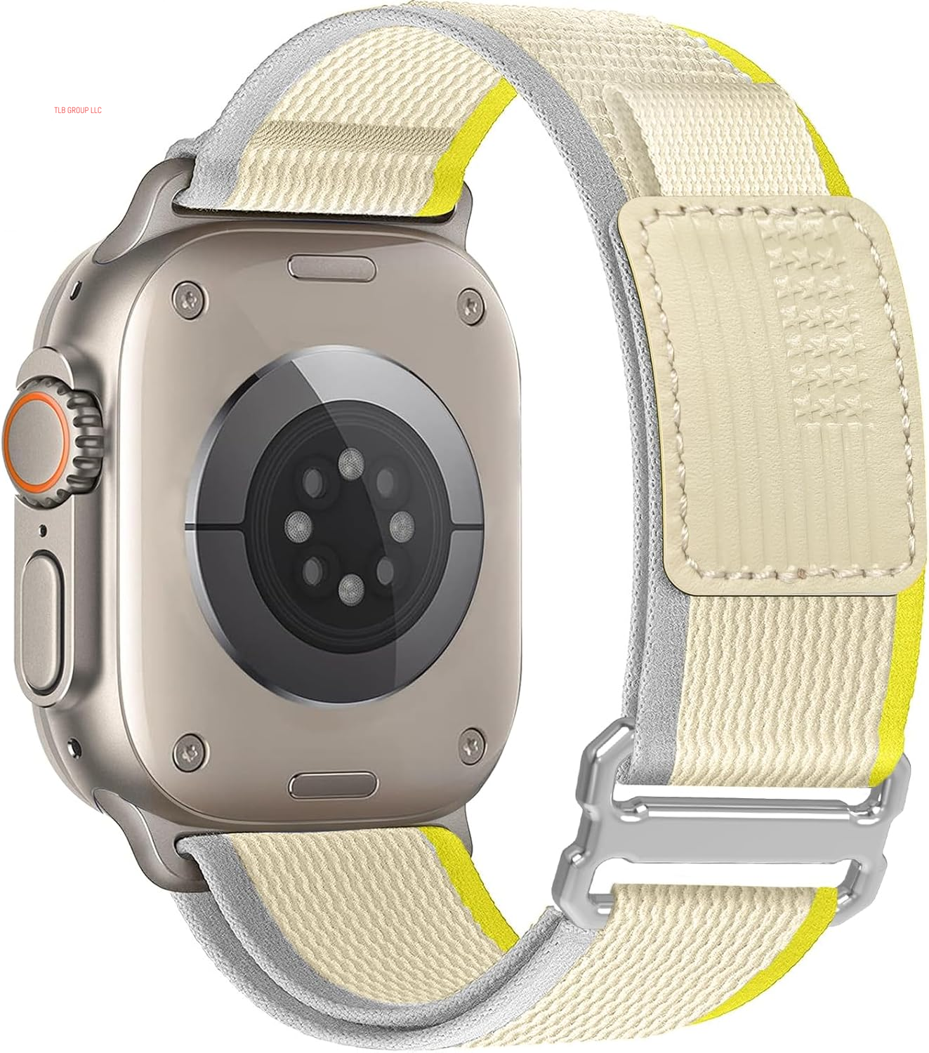 Trail Loop Nylon Band - Compatible with Apple Watch Ultra 2 Band/Ultra Band 49Mm 45Mm 44Mm Men Women, Braided Elastic Weave Sport Strap for Iwatch Ultra 2, Iwatch Ultra Series 10 46Mm SE/9/8/7/6/5/4