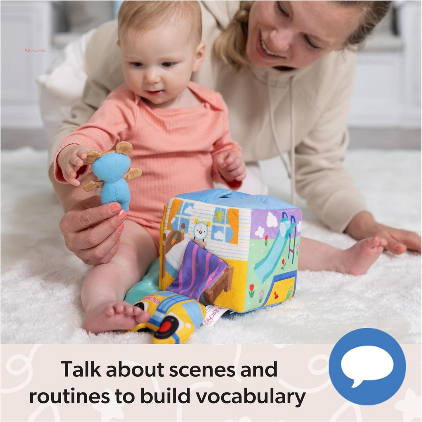 Official Surprise Learning Box, Educational Toys with Stuffed Animals, Sensory Toys & Activities for Babies, Toddler Toys for Girls & Boys Ages 0-2+