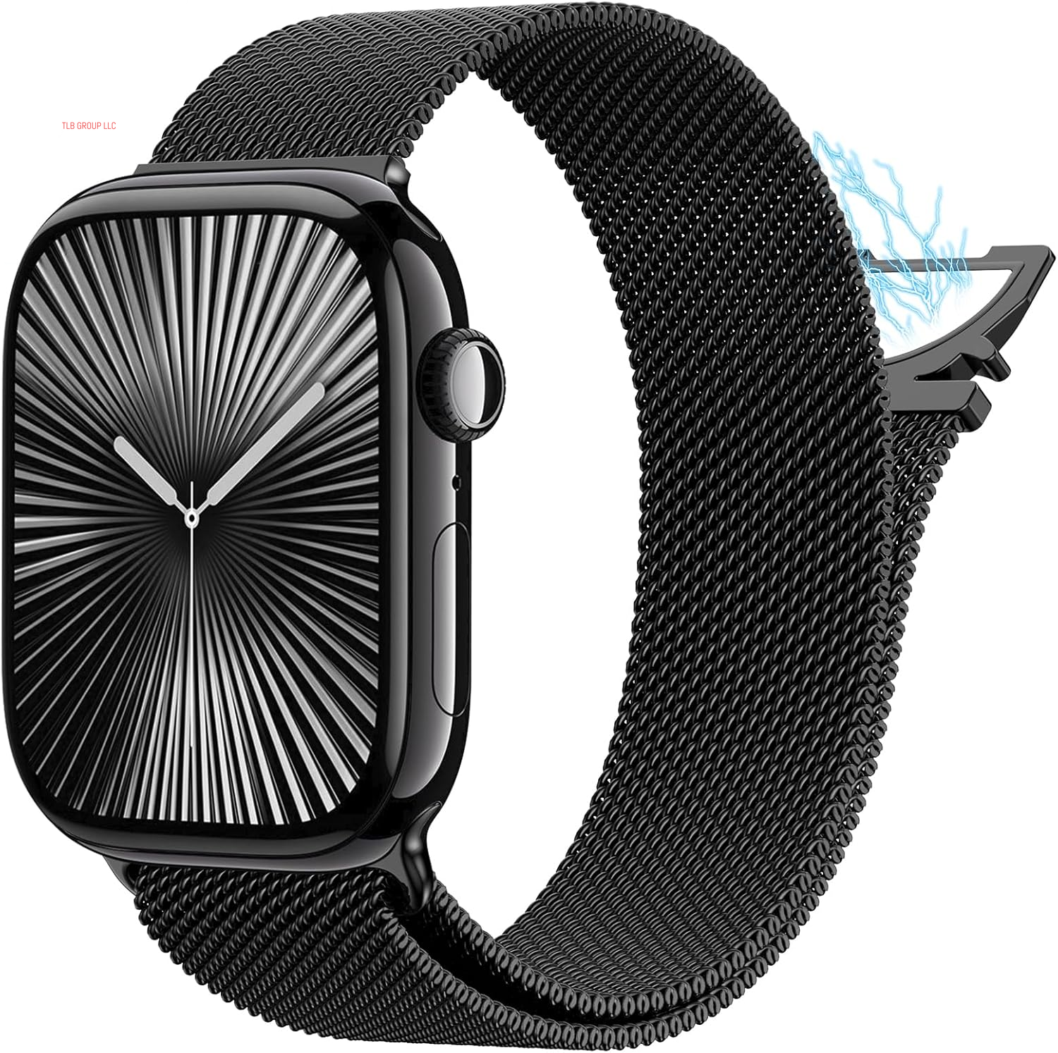 Milanese Mesh Loop Compatible with Apple Watch Band 40Mm 41Mm 38Mm 42Mm Series 10 9 8 7 SE 6 5 4 3 2 1 Men & Women, Stainless Steel Wider Metal Strap with Magnetic Clasp for Iwatch Bands
