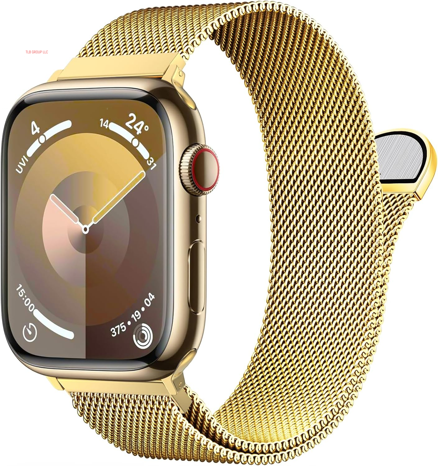 Stainless Steel Milanese Loop Compatible with Apple Watch Band 46Mm 42Mm 44Mm 45Mm 49Mm 38Mm 40Mm 41Mm Men and Women, Mesh Loop Magnetic Clasp Replacement for Iwatch Bands Ultra Series 10 9 8 7 SE 6 5 4 3 2 1