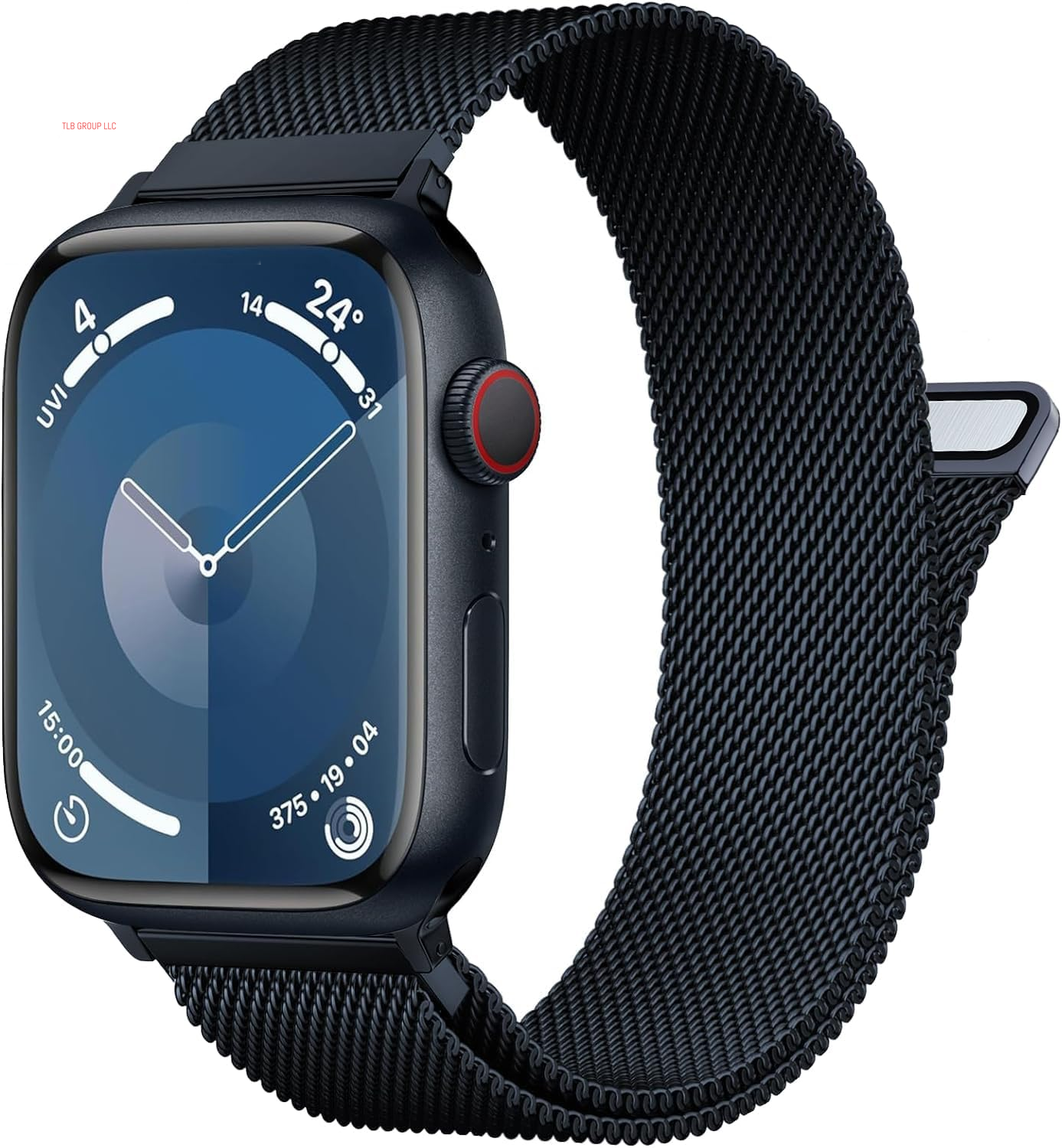 Patented Milanese Loop Compatible with Apple Watch Band 46Mm 44Mm 45Mm 49Mm 38Mm 40Mm 41Mm 42Mm for Women Men, Magnetic Stainless Steel Clasp for Iwatch Bands Series SE 10 9 8 7 6 5 4 3 Ultra 2 1
