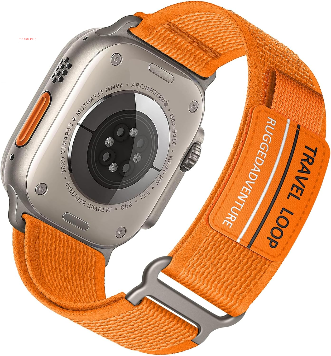 Trail Loop Nylon Band - Compatible with Apple Watch Ultra 2 Band 49Mm 46Mm 45Mm 44Mm 42Mm 41Mm 40Mm 38Mm Men Women,Rugged Braided Elastic Weave Sport Strap for Iwatch Ultra Series 10/9/8/7/6/SE/5/4/3