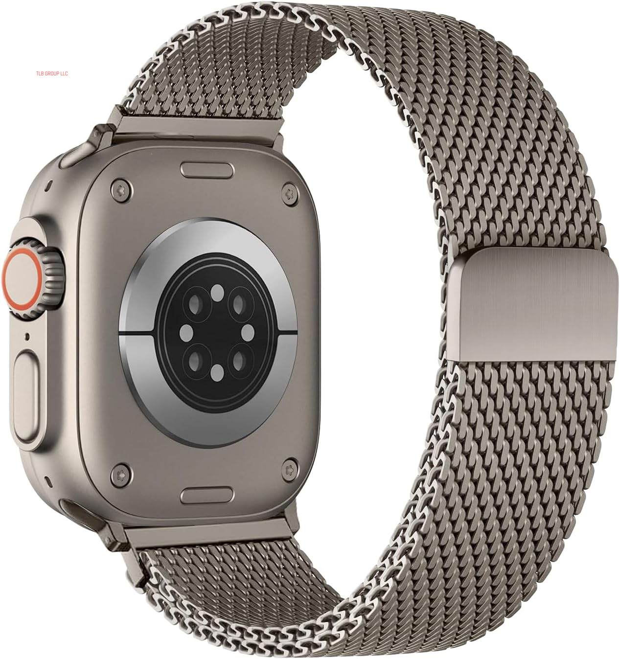 Milanese Mesh Loop Compatible with Apple Watch Ultra 2 Band 49Mm 46Mm 45Mm 44Mm Men Women,Stainless Steel Wider Metal Strap Magnetic Buckle Strap for Iwatch Ultra2/Ultra SE Series 10/9/8/7/6/5/4/3