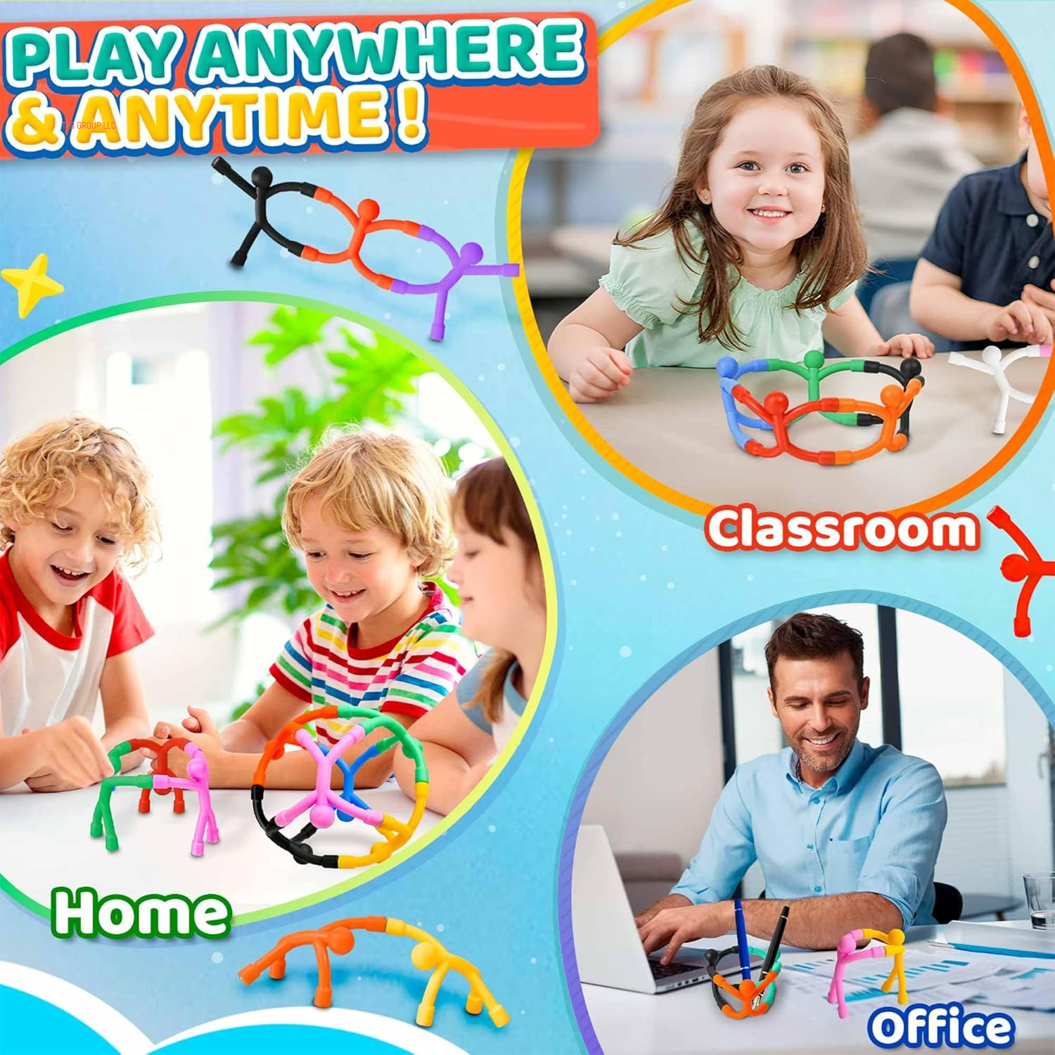 Magnetic Travel Toys for Toddler 5PCS, Airplane Travel Activities Essential Fidget Toys for Kids 4-8 Road Trip ‌Sensory Toy, Fridge Magnet for Toddler 3 4 5 6 7 8 Year Old, Easter Basket Stuffers Gift