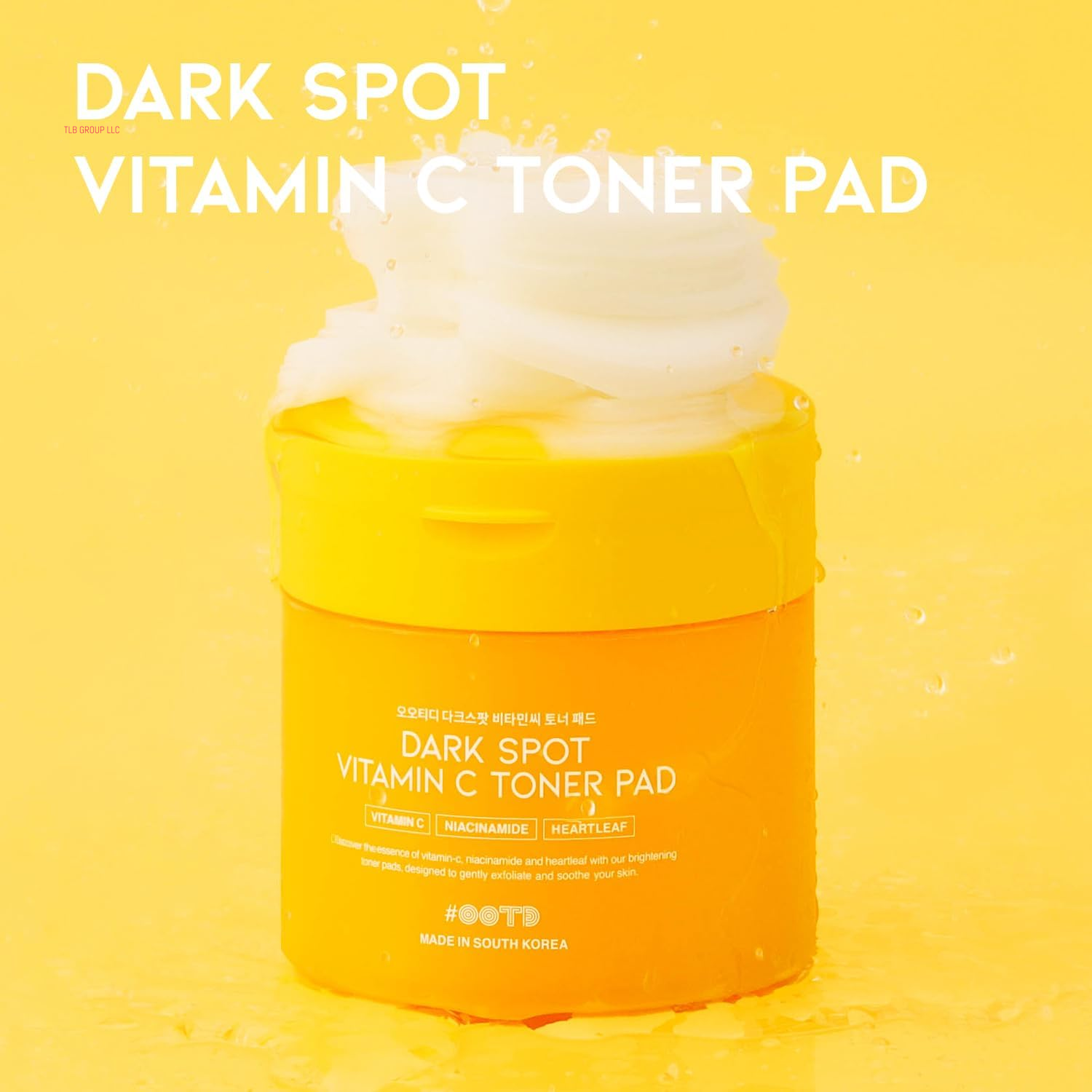 Boosting Toner Pads for Face Oily Skin Korean,  Vitamin C Niacinamide Heartleaf Hydrating Calming Redness, Vitamin C Toner Pad 70Pads 4.05Oz 120Ml
