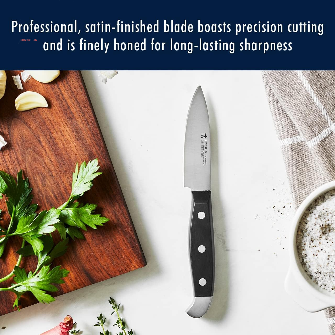 Premium Quality 15-Piece Knife Set with Block, Razor-Sharp, German Engineered Knife Informed by over 100 Years of Masterful Knife Making, Lightweight and Strong, Dishwasher Safe