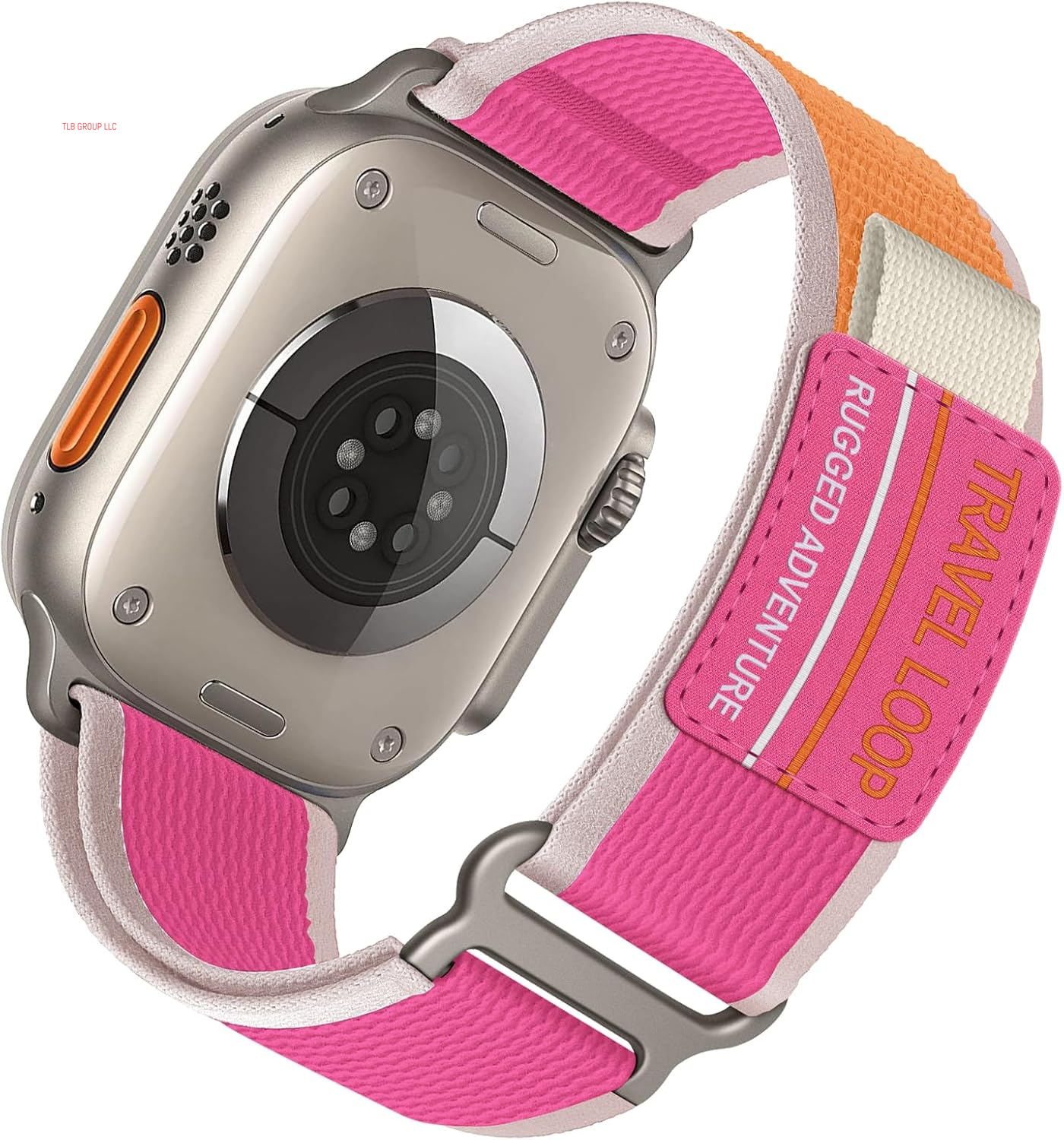 Trail Loop Nylon Band - Compatible with Apple Watch Ultra 2 Band 49Mm 46Mm 45Mm 44Mm 42Mm 41Mm 40Mm 38Mm Men Women,Rugged Braided Elastic Weave Sport Strap for Iwatch Ultra Series 10/9/8/7/6/SE/5/4/3