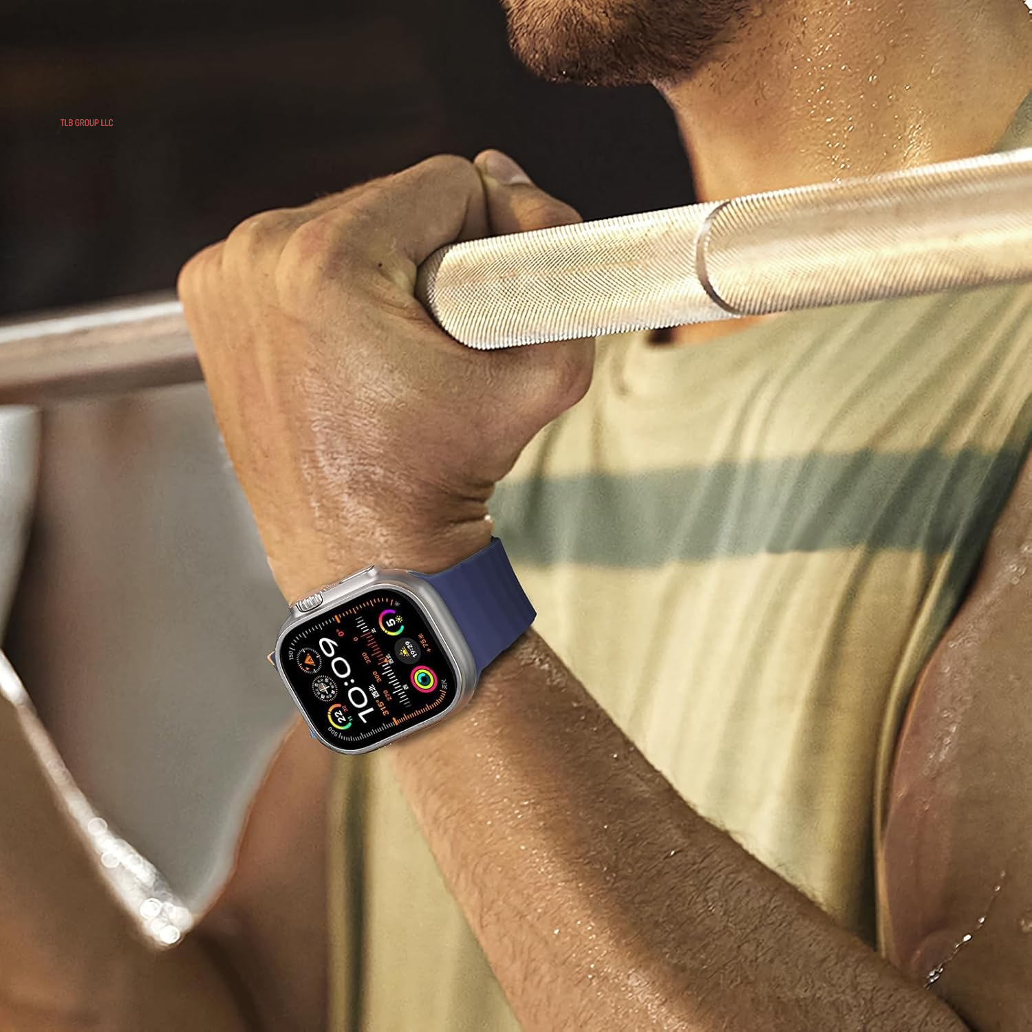6 Pack Sport Bands for Apple Watch Ultra/2 Band 49Mm 46Mm 45Mm 44Mm 42Mm 41Mm 40Mm 38Mm Iwatch Bands for Men Women,Waterproof Soft Silicone Strap Wristband for Apple Watch Series 10 9 8 7 6 5 4 3 SE 2