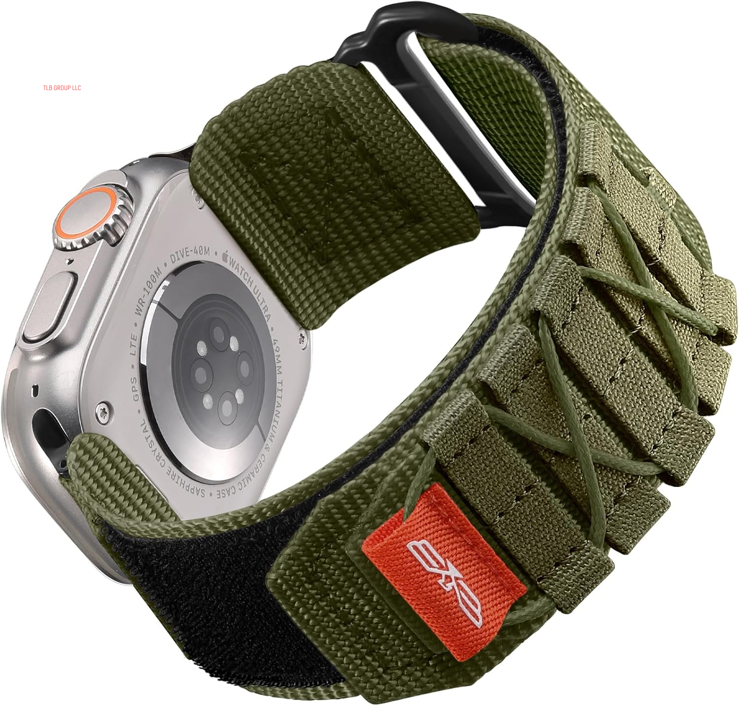 Magnetic Silicone Watch Band + R-Nylon Band Compatible with Apple Watch Series 10 Band 46Mm for Men 49Mm/45Mm/44Mm/42Mm(3/2/1), Sport Watchband for Iwatch SE2/SE/9/8/7/6/5/4