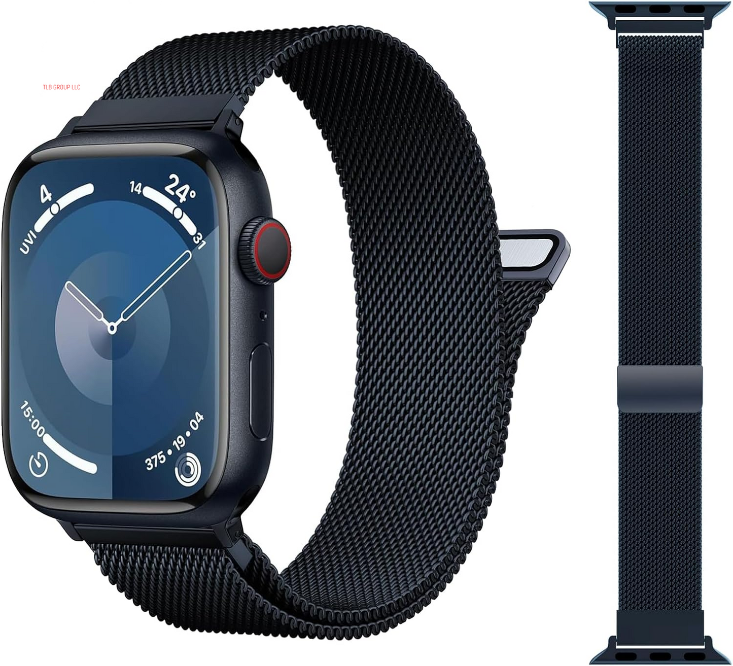 Patented Milanese Loop Compatible with Apple Watch Band 46Mm 38Mm 40Mm 41Mm 42Mm 44Mm 45Mm 49Mm for Women Men, Magnetic Bands Compatible with Iwatch Series 10 9 8 7 6 5 4 3 SE Ultra 2 1