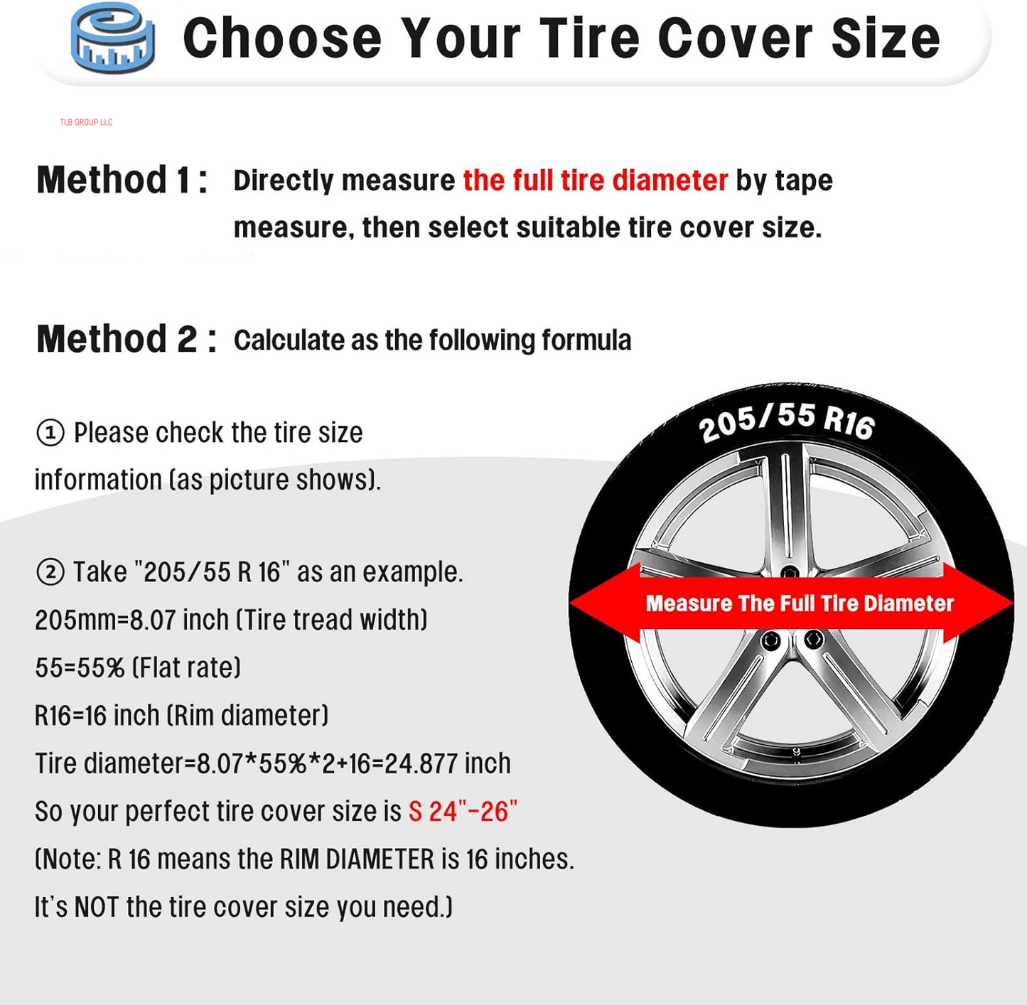 Outdoor Waterproof Tire Covers Set of 4 - Uv-Proof Trailer Wheel Cover Windproof Tire Protector for RV Jeep Trailers Camper Van Truck, Universal Tire Covering Fits Diameters 27"-29", Gray