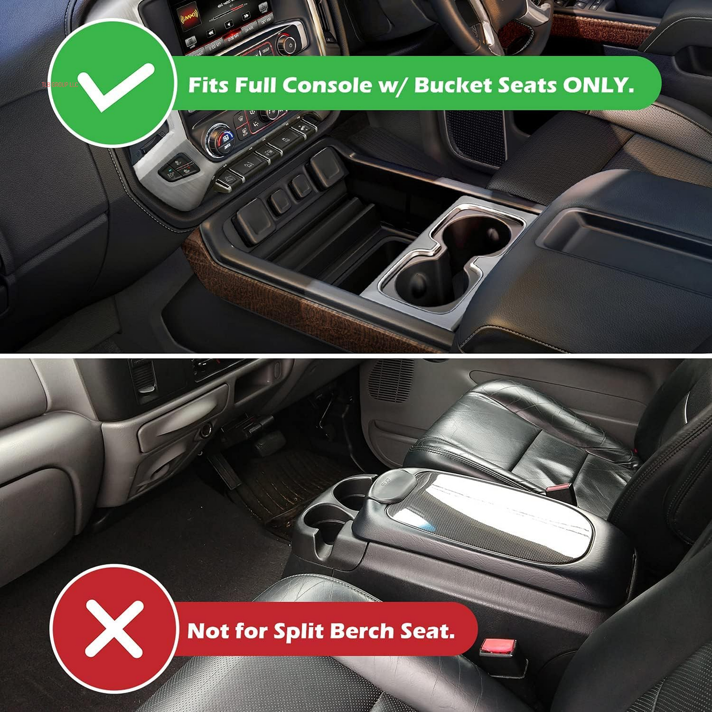 Center Console Organizer Tray Fits for 2019-2022 GMC Sierra/Chevy Silverado 1500 Accessories, 2020-2021 2022 2023 Silverado/Sierra 2500 HD/3500 HD