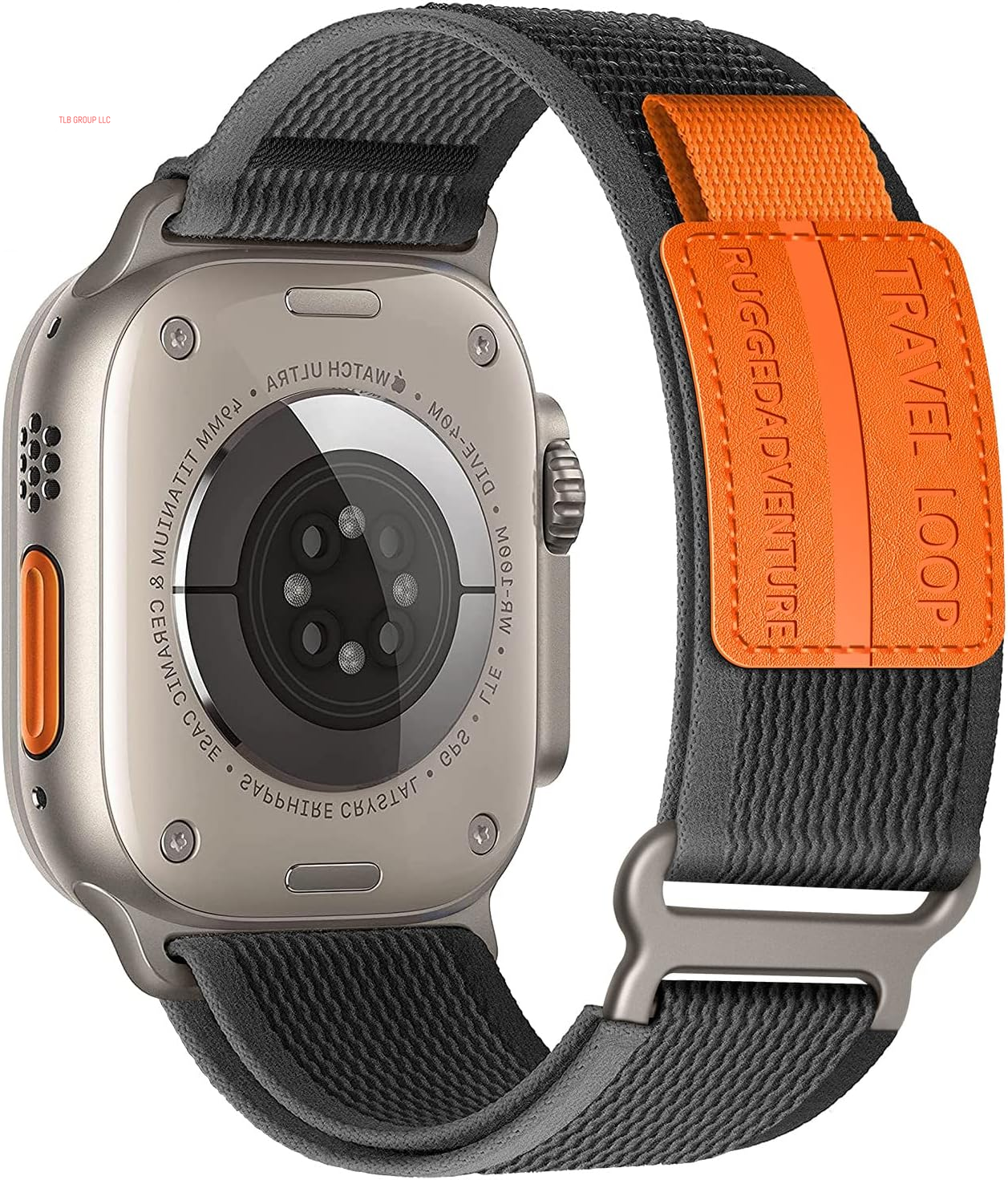 Trail Loop Nylon Band - Compatible with Apple Watch Ultra 2 Band 49Mm 46Mm 45Mm 44Mm 42Mm 41Mm 40Mm 38Mm Men Women,Rugged Braided Elastic Weave Sport Strap for Iwatch Ultra Series 10/9/8/7/6/SE/5/4/3