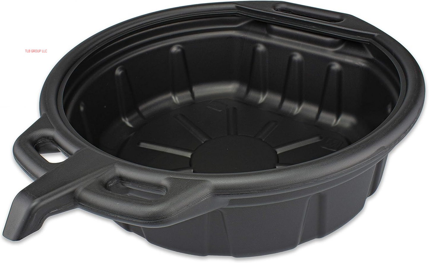 20762A Oil Drain Pan | Black Plastic anti Splash | Motor Oil Drip Catcher Pan | 2 Gallon (8L) Capacity
