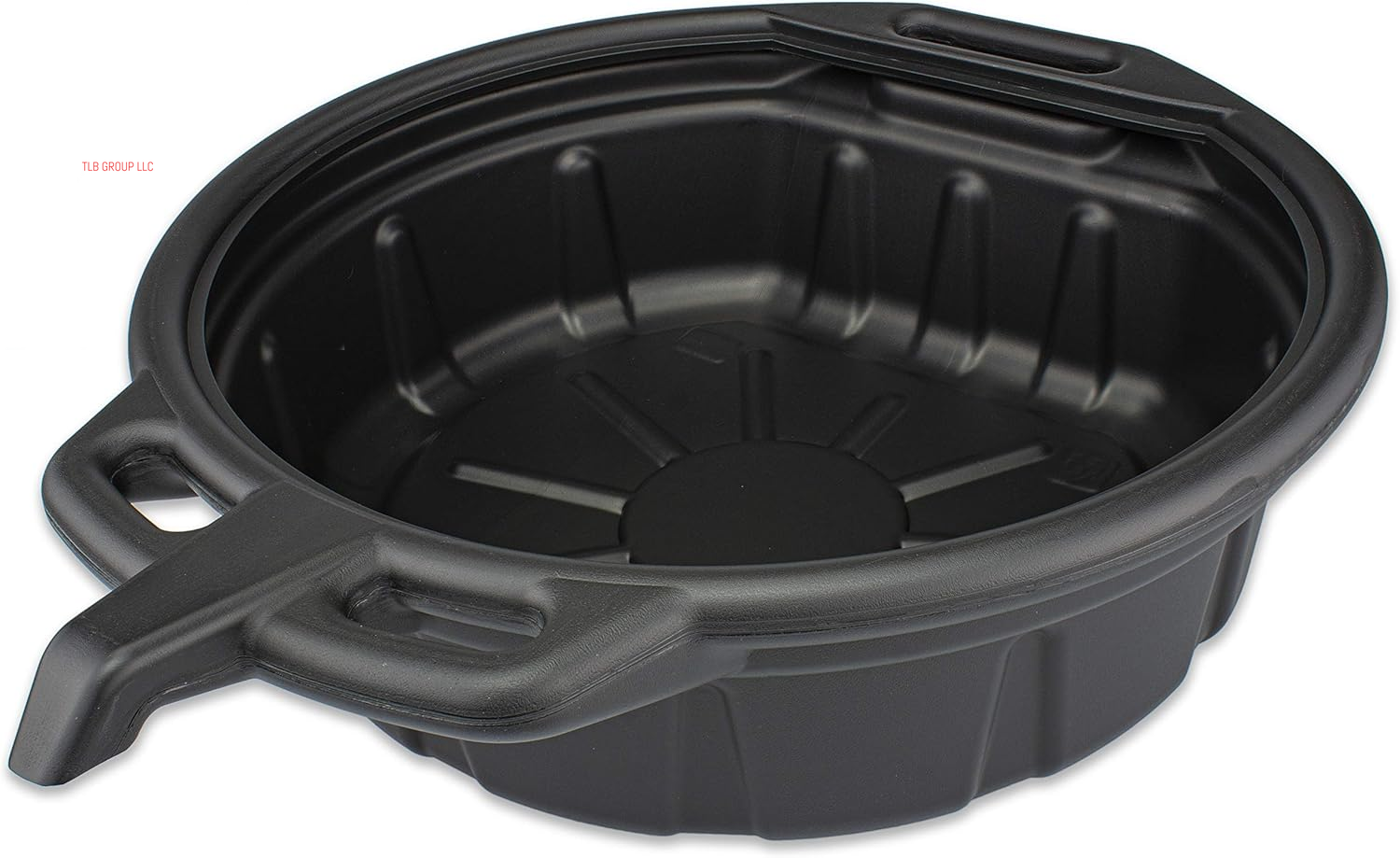 20762A Oil Drain Pan | Black Plastic anti Splash | Motor Oil Drip Catcher Pan | 2 Gallon (8L) Capacity