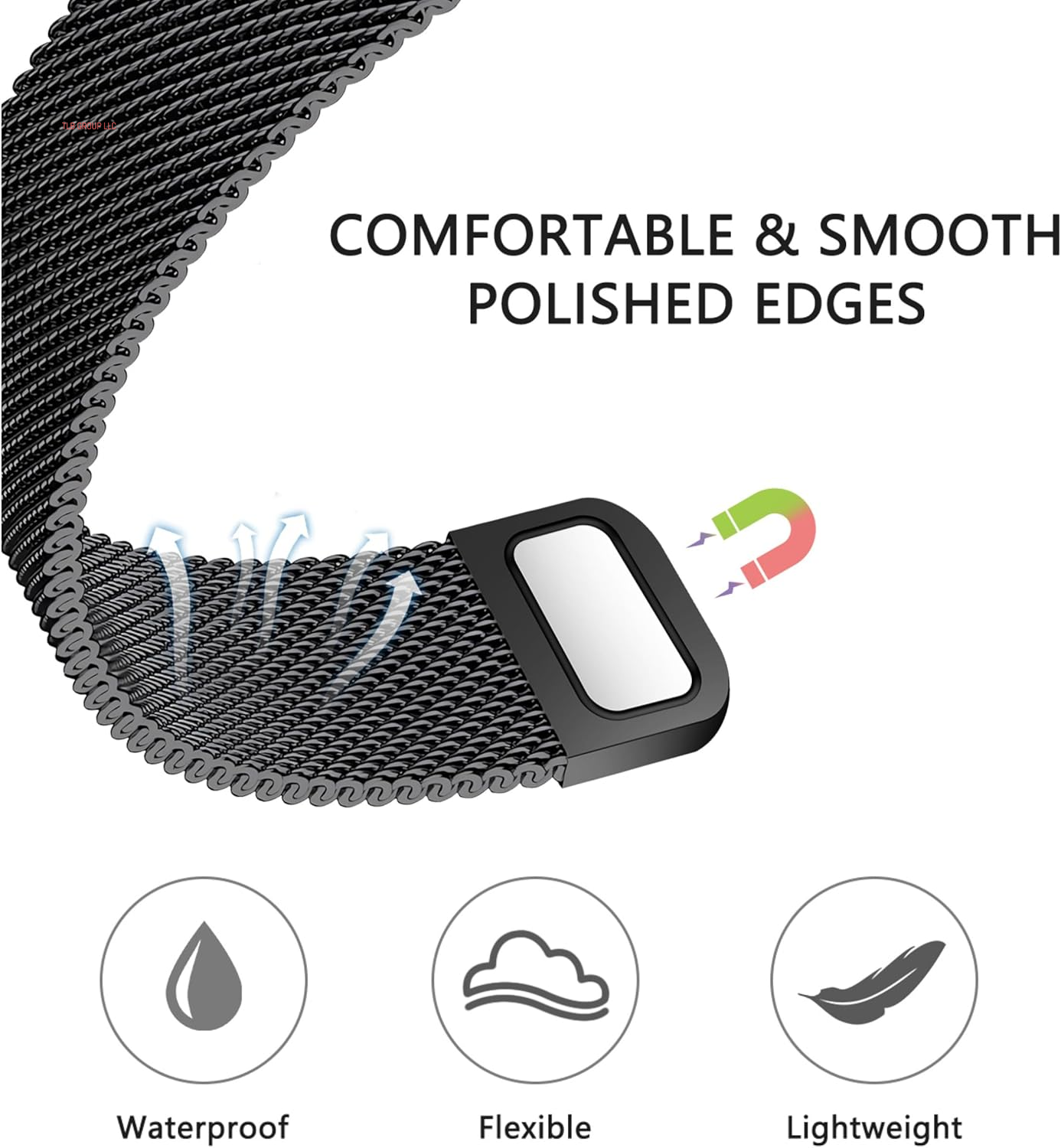 Magnetic Milanese Loop - Compatible with Apple Watch Bands 40Mm 41Mm 44Mm 45Mm 46Mm 38Mm 42Mm Ultra/2 49Mm Women Men,Stainless Steel Mesh Metal Strap for Iwatch Bands Series 10 9 8 7 6 5 4 3,SE/2