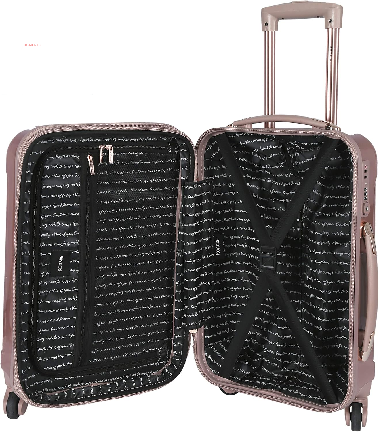 Women'S Alma Luggage, Rose Gold, 3 Piece Set (28"/24"/20")