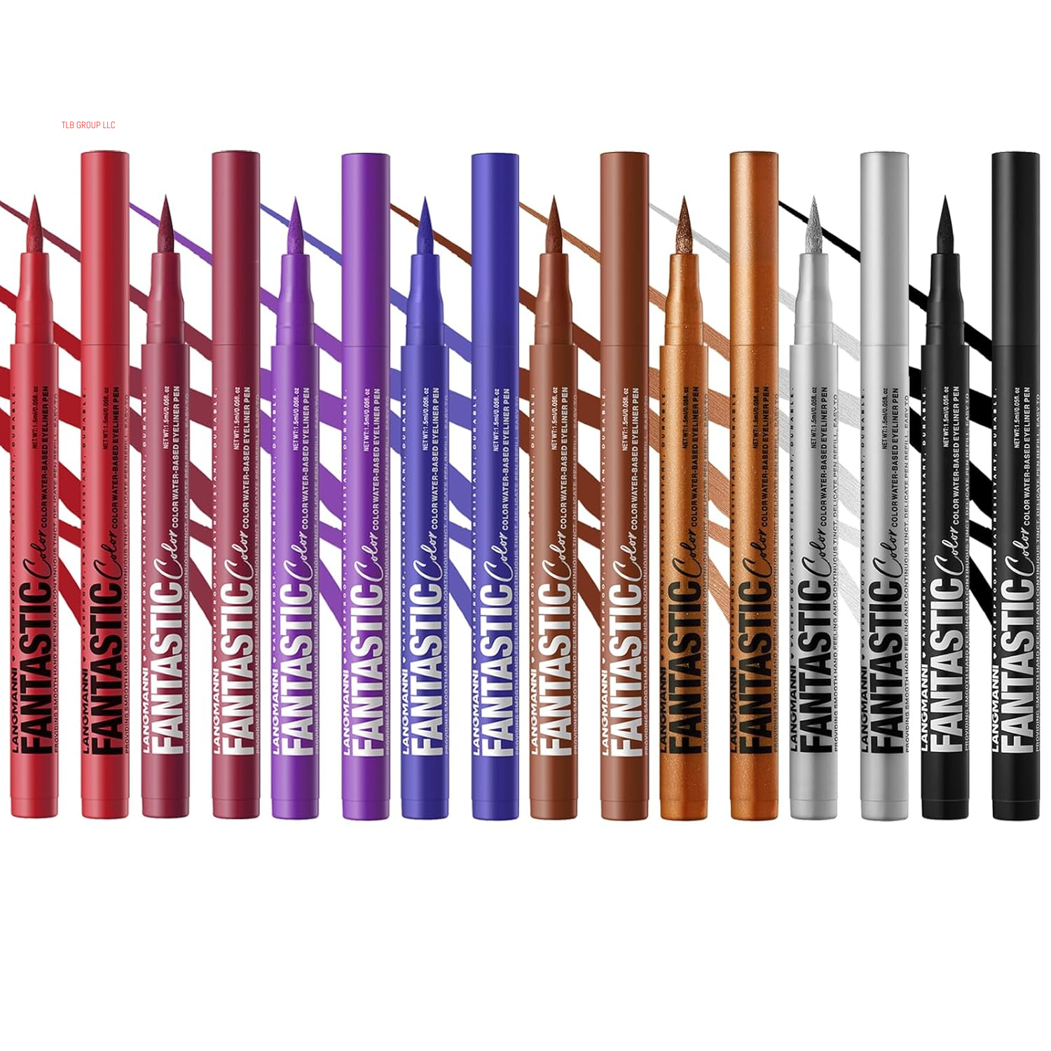 12 Colors Matte Liquid Eyeliner Set, Neon Colorful Pigmented with Long-Lasting, Smudgeproof & Waterproof Eye Liner Makeup for Bold & Stunning Looks - Gift for Girls