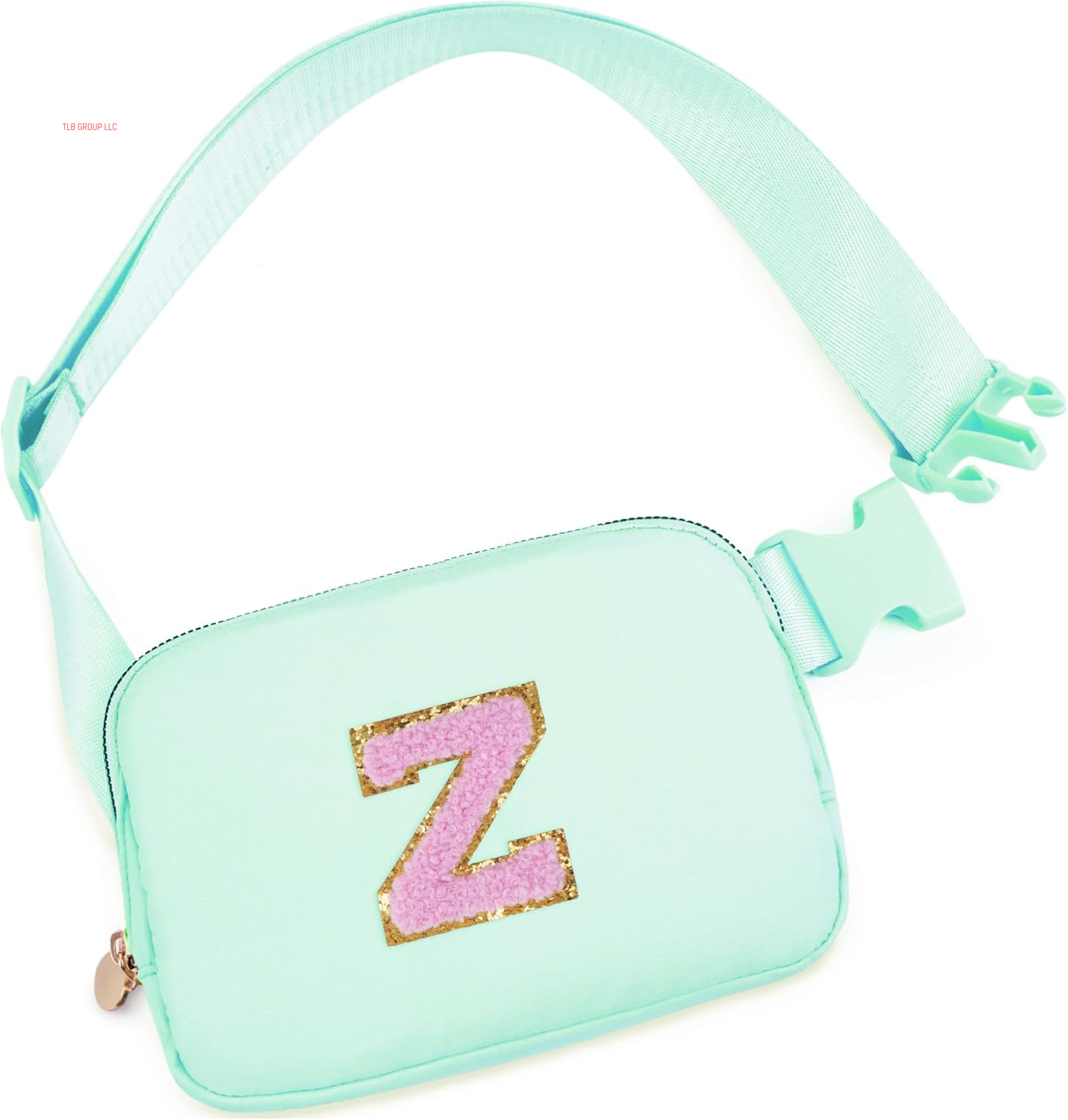 Personalized Belt Bag for Women Girls - Fashion Mini Waist Packs with Adjustable Strap - Trendy Travel Fanny Pack Crossbody Bags with Initial Letter - Teen Gifts | Cream,J