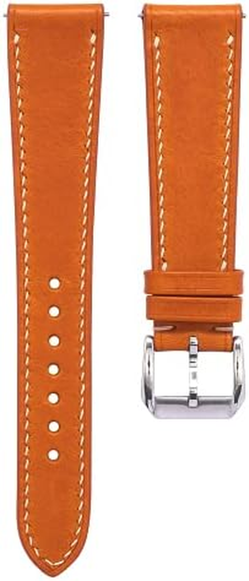 Buttero Full Grain Vegetable Tanned Leather Mens Watch Band - 19Mm 20Mm 22Mm Quick Release Watch Band - Handmade Premium Leather Watch Strap - Italian Genuine Leather Replacement Band