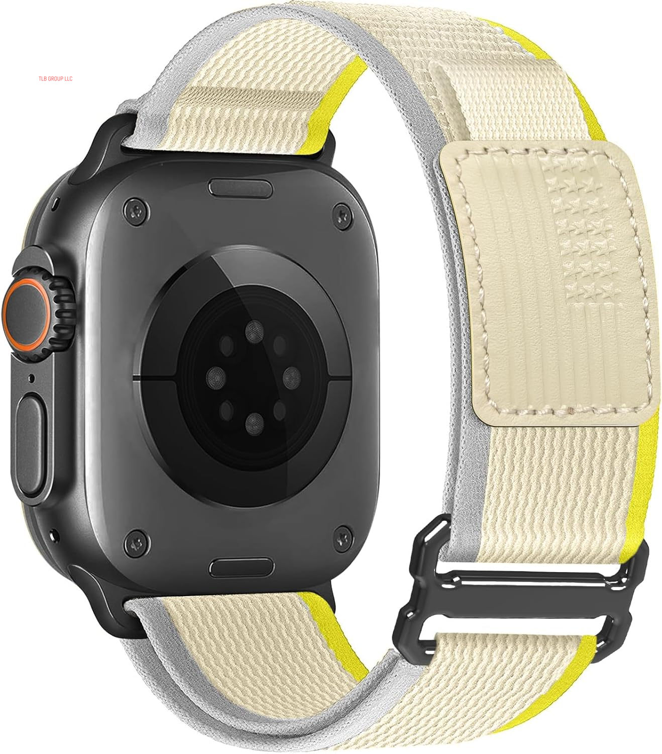 Trail Loop Nylon Band - Compatible with Apple Watch Ultra 2 Band/Ultra Band 49Mm 45Mm 44Mm Men Women, Braided Elastic Weave Sport Strap for Iwatch Ultra 2, Iwatch Ultra Series 10 46Mm SE/9/8/7/6/5/4