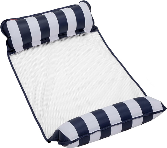 Aqua 4-In-1 Monterey Hammock Pool Float & Water Hammocks, 1-2-3-4 Multipacks – Multiple Colors/Styles – for Adults and Kids Floating