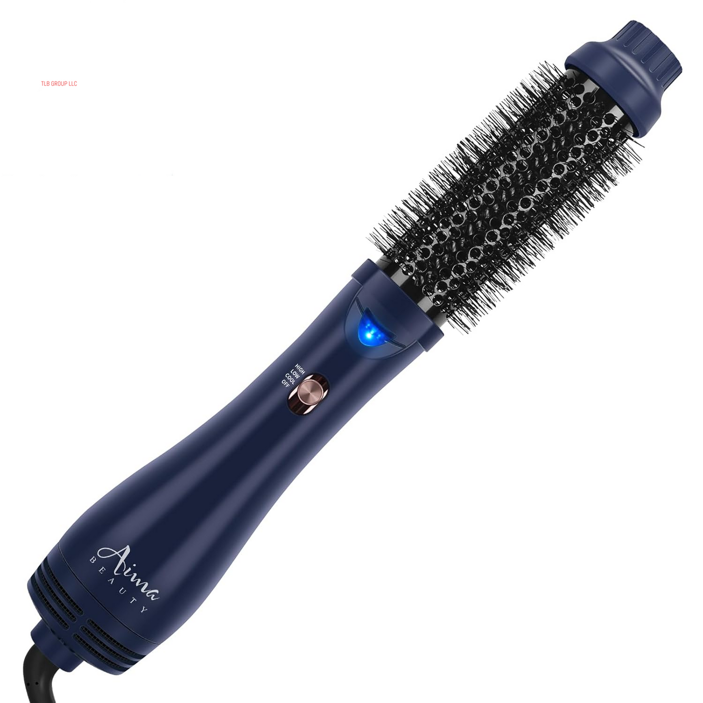 Hot Air Brush,  Salon One-Step Hair Dryer and Volumizer, 4-In-1 Hair Dryer Brush, Hair Styling Tools, Purple-Round