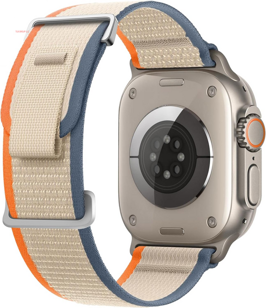 Trail Loop Nylon Band Compatible with Apple Watch Ultra Band 49Mm 45Mm 44Mm 42Mm, Men Women Soft Weave Sport Strap with a Convenient Pull Tab for Iwatch Ultra 2/Ultra Series 9 8 7 6 5 4 3 SE 1