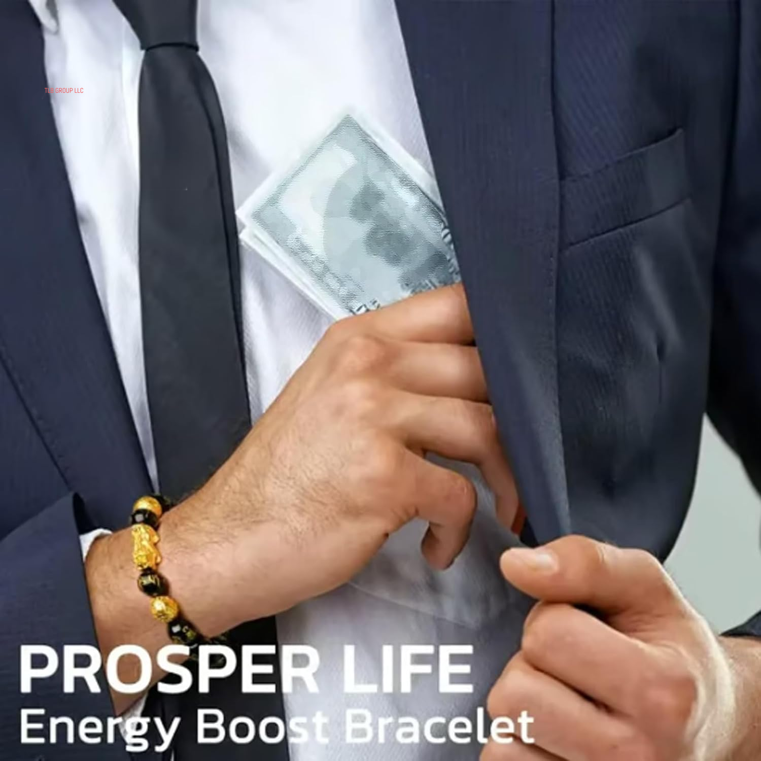 Fengshui Wealth and Luck Bracelet, Feng Shui Black Obsidian Pixiu Wealth Bracelet Prosperity Buddha Beads Elastic Bracelets for Women Men Jewelry