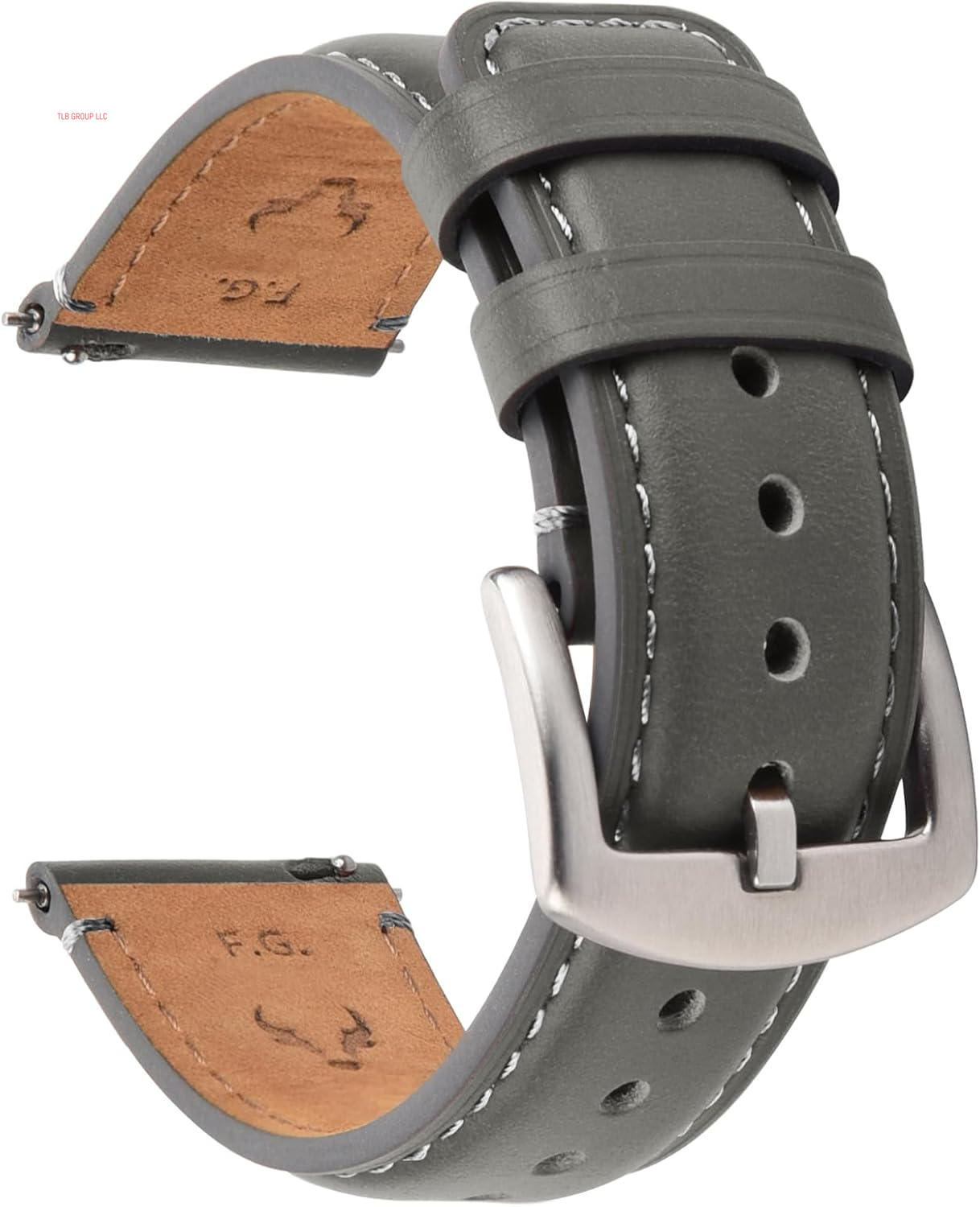 Watch Bands,18Mm 19Mm 20Mm 22Mm 24Mm Quick Release Leather Watch Band Strap - Burnished Leather Watch Band Vintage Wristband