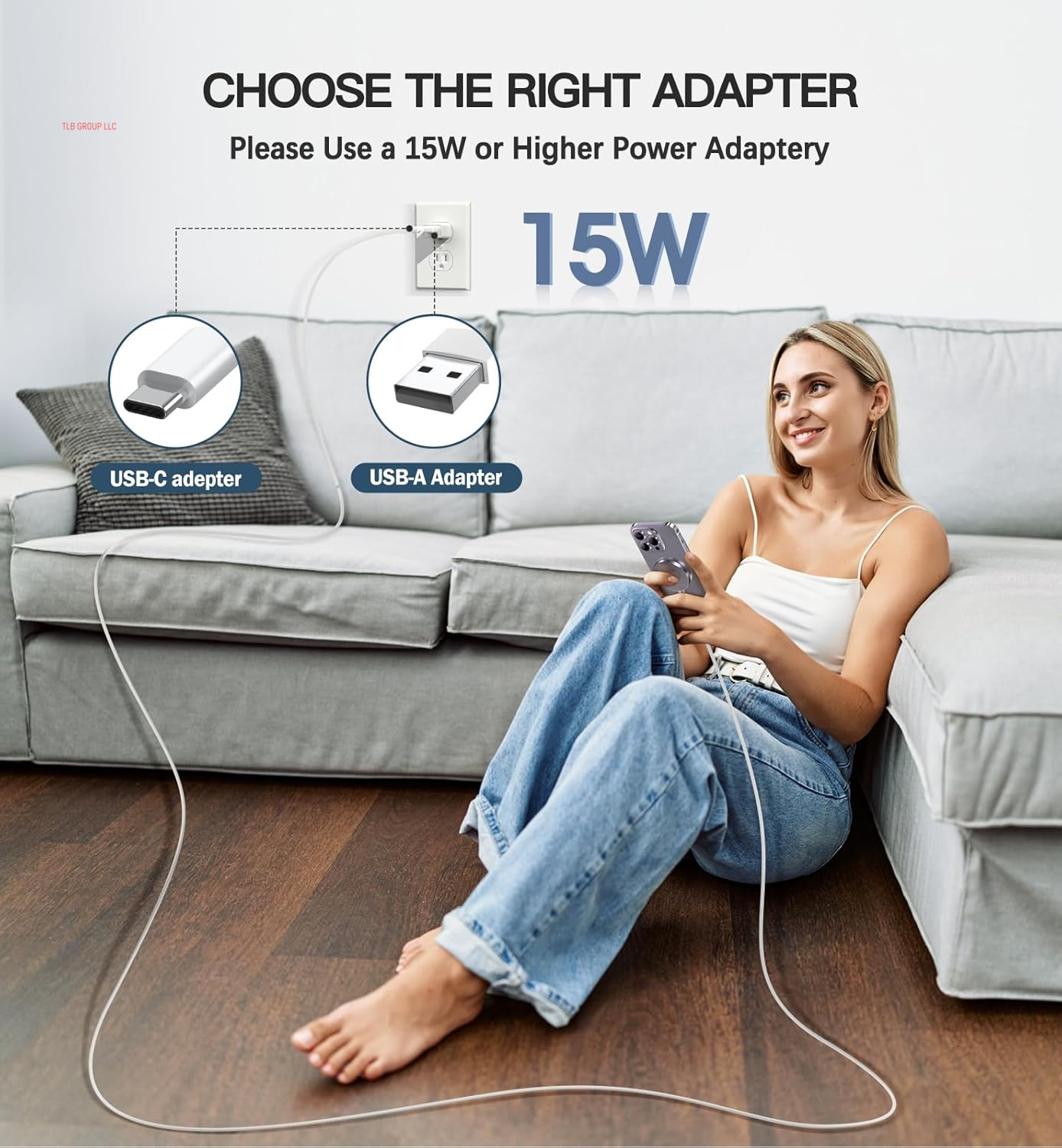 Magnetic Wireless Charger 15W Fast Mag Safe Charger for Cell Phone 16 Pro Max/16 Pro/16 Plus/16/15/14/13/12 Series 2 Pack Charging Pad for Airpods 3/2/Pro 2/Pro Mag-Safe Original Replacement