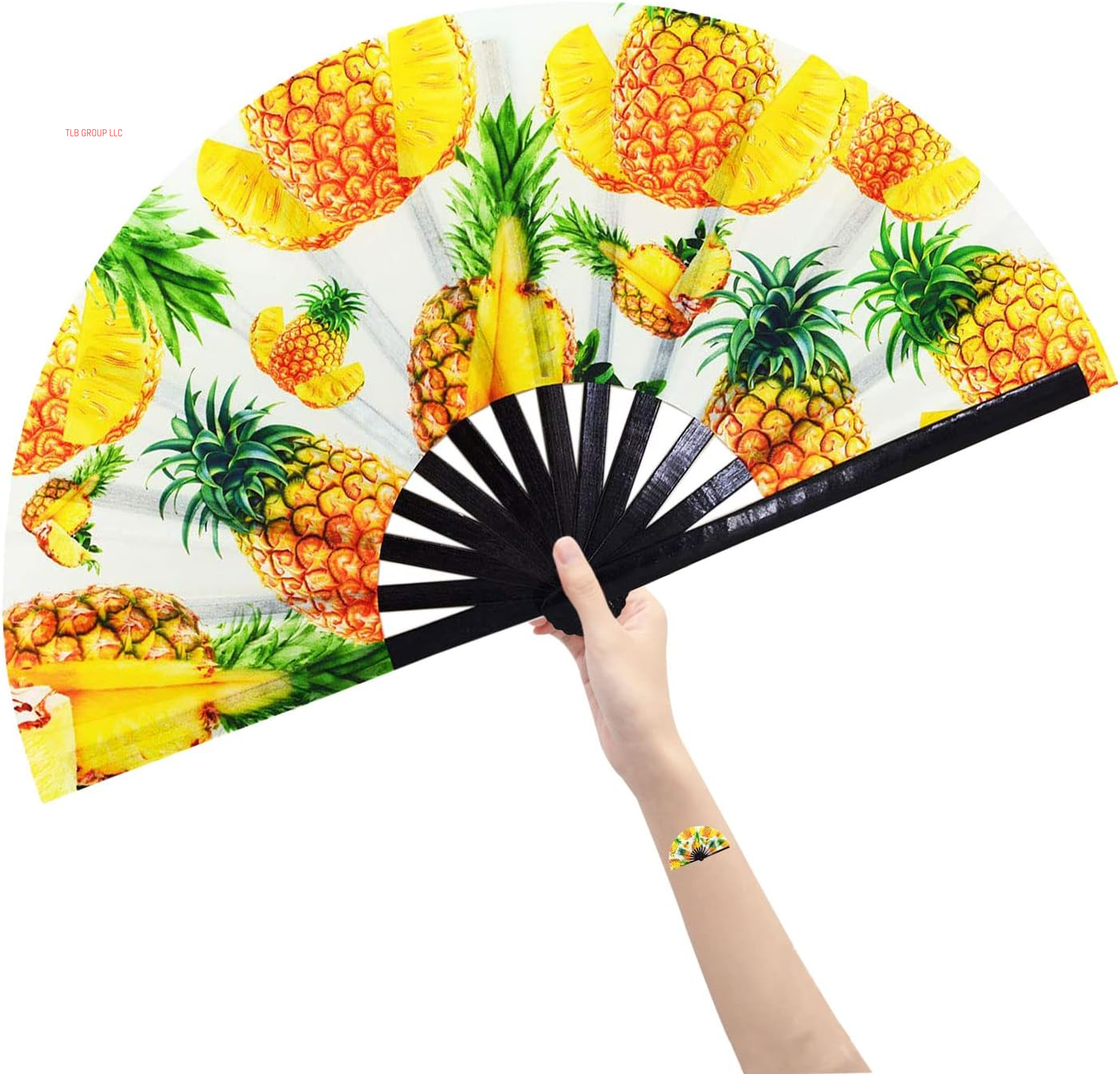 Large Folding Hand Rave Fan Popping Fans Clap Fans for Line Dancing, Big Clacking Fan for Boots on the Ground Dance,Party,Decoration,Festival (Galaxy)