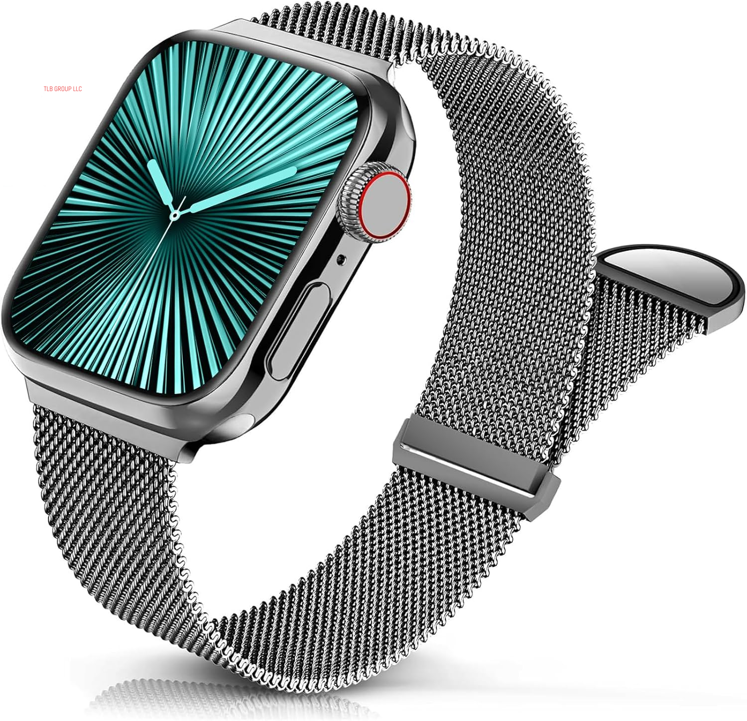 Milanese Mesh Loop Compatible with Apple Watch Bands 42Mm 44Mm 45Mm 46Mm 49Mm 38Mm 40Mm 41Mm for Men Women, Stainless Steel Mesh Strap for Iwatch Series 10 9 8 7 6 SE 5 4 3 2 1 Ultra