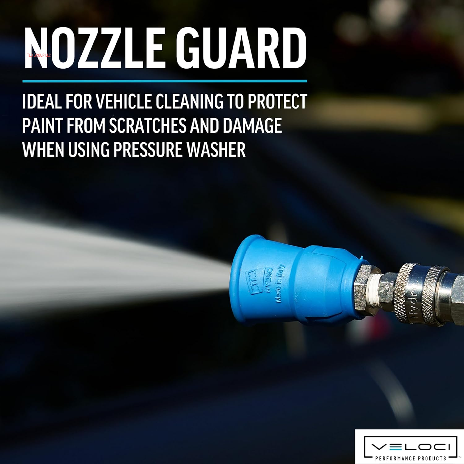 Acqualine Pressure Washer Nozzle Guard Holder Tips Protector with 1/4” Quick Coupler Plug, 40 Degrees 2.0 Commercial Grade