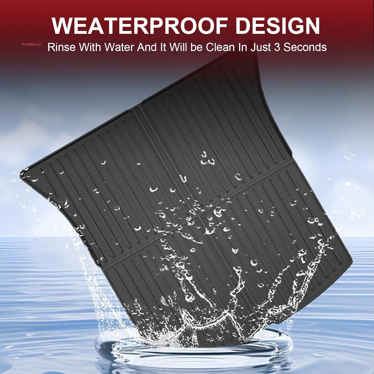 Cargo Mat for 2025 Tesla Model Y Juniper, for Tesla New Model Y 5-Seater Accessories, All Weather TPE Cargo Liner, Custom Fit Heavy Duty Non Slip Trunk Protector