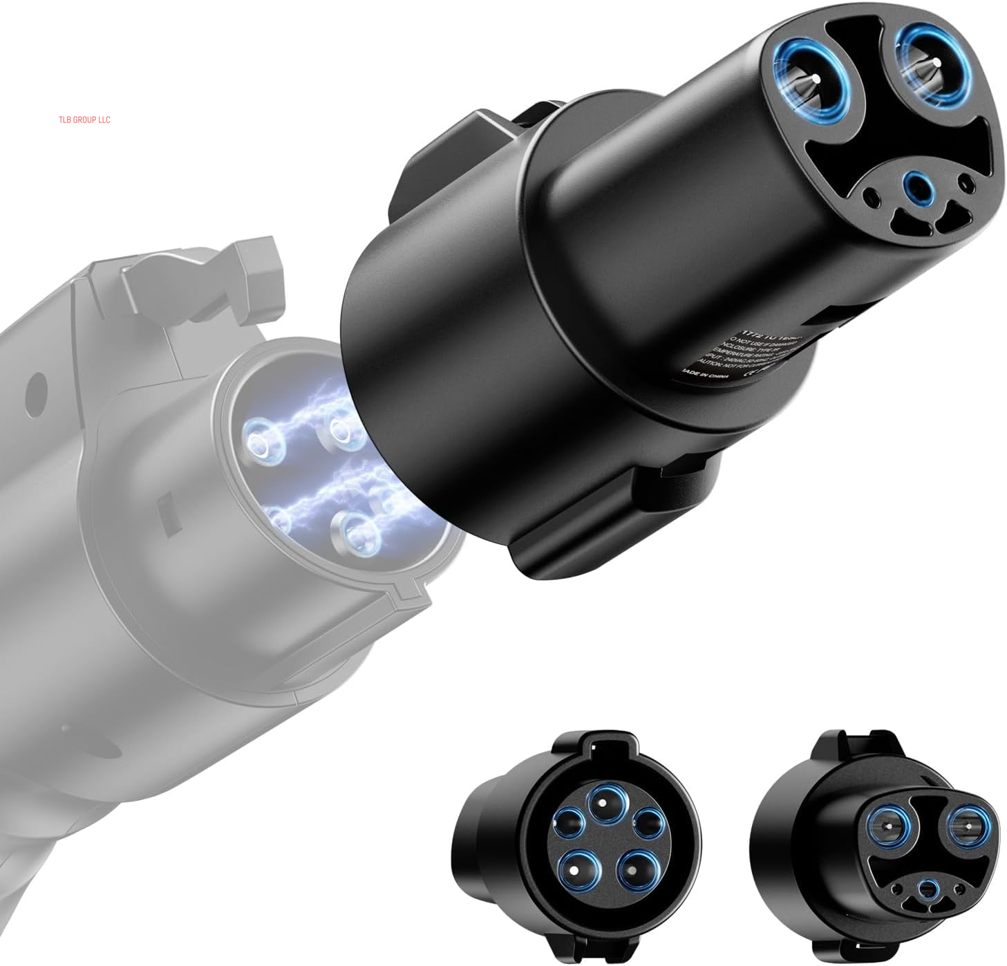 J1772 to Tesla Charger Adapter, Max 80A 280V Fast Charging for Tesla Model 3/Y/X/S with Safety Certified Charger Connecting Charging Adapter, SAE J1772 EV Adapter for Tesla Cars Only