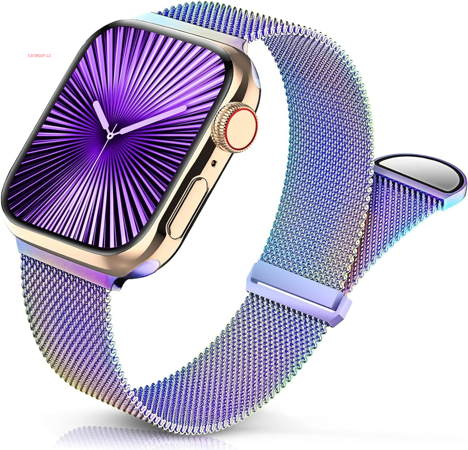 Milanese Mesh Loop Compatible with Apple Watch Bands 42Mm 44Mm 45Mm 46Mm 49Mm 38Mm 40Mm 41Mm for Men Women, Stainless Steel Mesh Strap for Iwatch Series 10 9 8 7 6 SE 5 4 3 2 1 Ultra