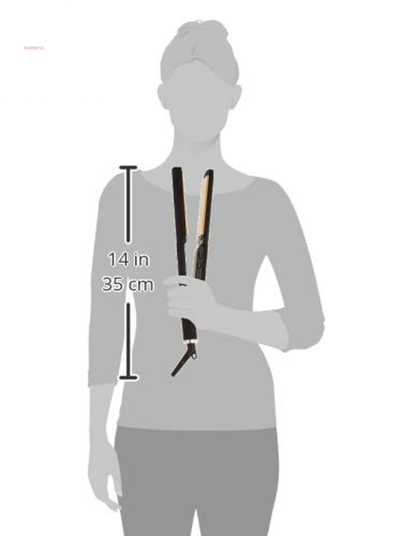 Pro Artist Nano Ceramic Flat Iron | Wide Plate for Faster Styling (1-1/4 In)