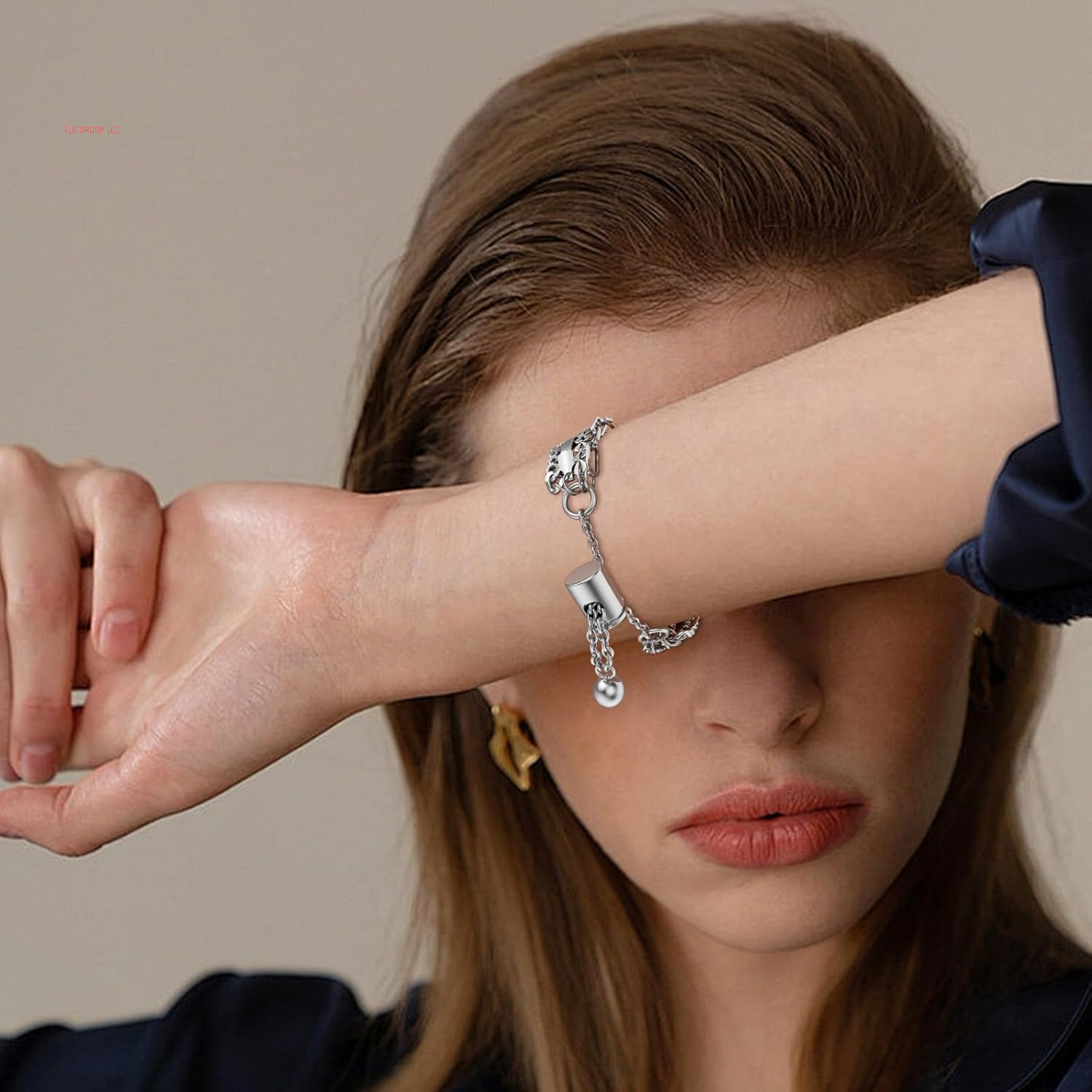 Bracelet Chain Compatible for Apple Watch Bands, Fashion Slim Jewelry Dressy Iwatch Band Women 38Mm 40Mm 41Mm 42Mm 44Mm 45Mm 46Mm 49Mm Series 10 9 8 7 SE 6 5 4 3 Series 2 1