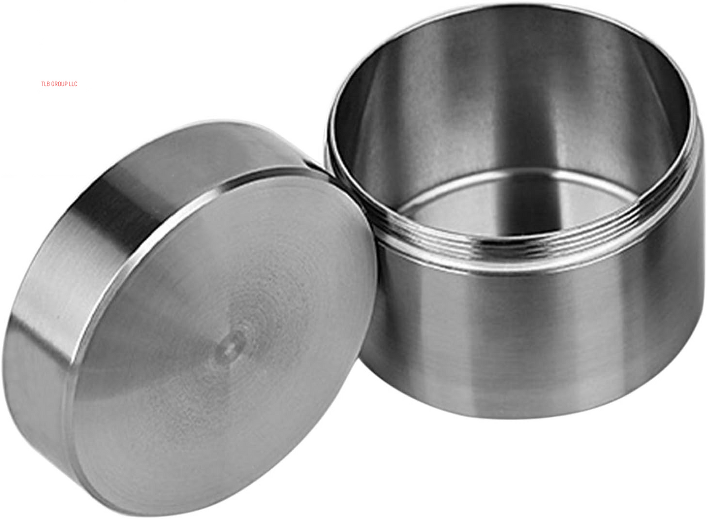 Stainless Steel Pill Case, Waterproof Pill Storage Box Travel, Larger Capacity, Advanced Protection, Travel Pill Organizer for Storing Daily Pill, Supplement (L)