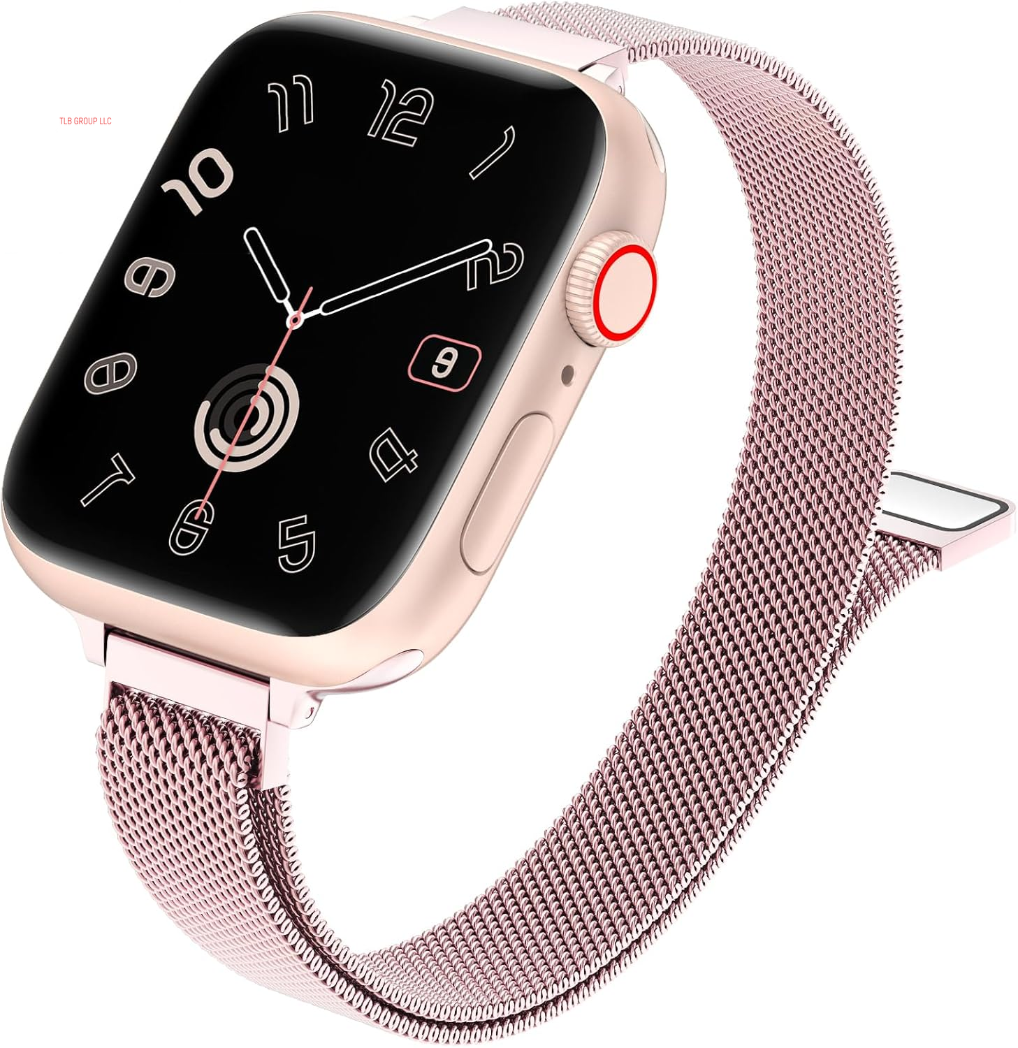 Slim Milanese Loop Compatible with Apple Watch Band for Women 40Mm 41Mm 38Mm 42Mm 44Mm 45Mm 46Mm, Stainless Steel Magnetic Mesh Strap Work on Iwatch Series10 9 8 7 6 5 4 3 2 1 SE