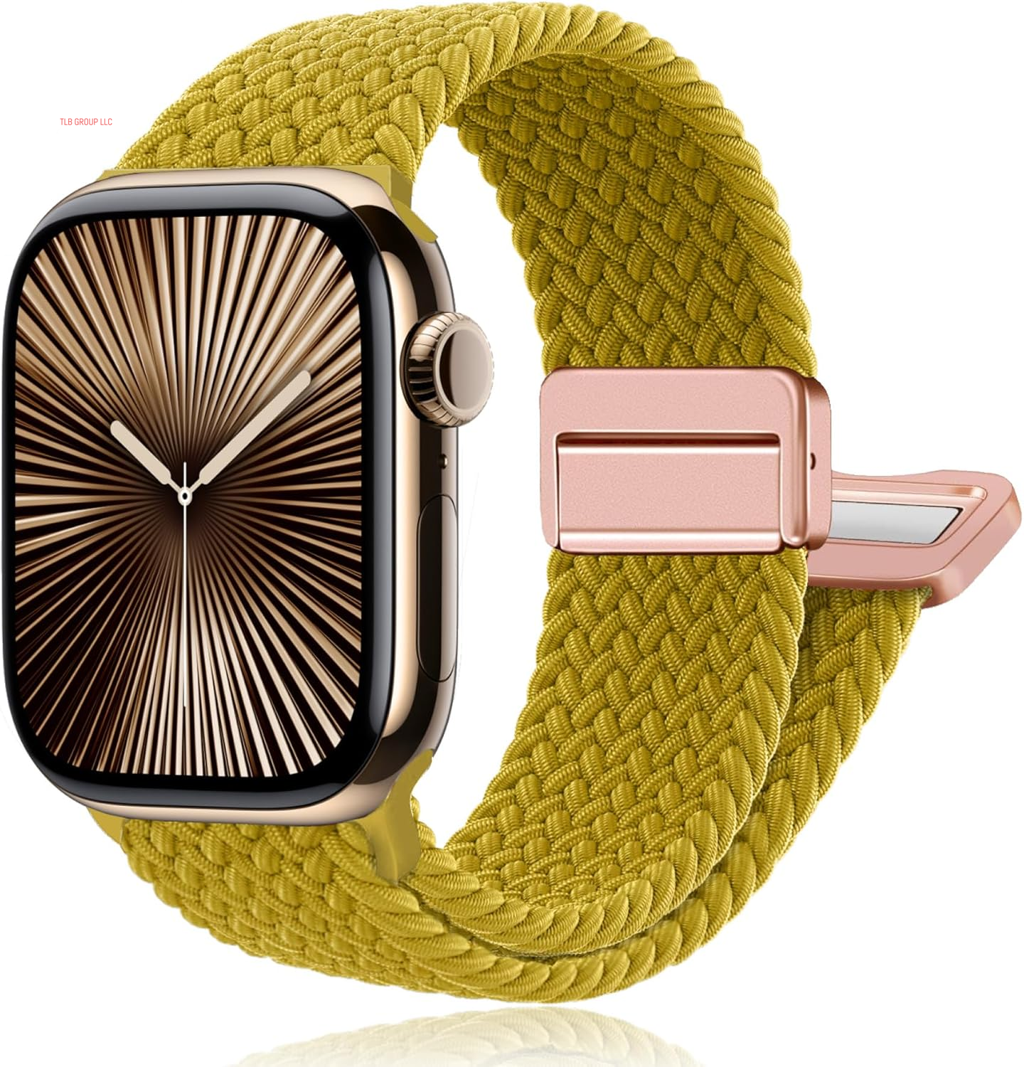 Magnetic Braided Stretchy Loop - Compatible with Apple Watch Band 42Mm 46Mm 40Mm 41Mm 44Mm 45Mm 38Mm Ultra/2 49Mm Women Men,Elastic Woven Fabric Nylon Strap for Iwatch Ultra Series 10 9 8 7 6 5 4 3 SE